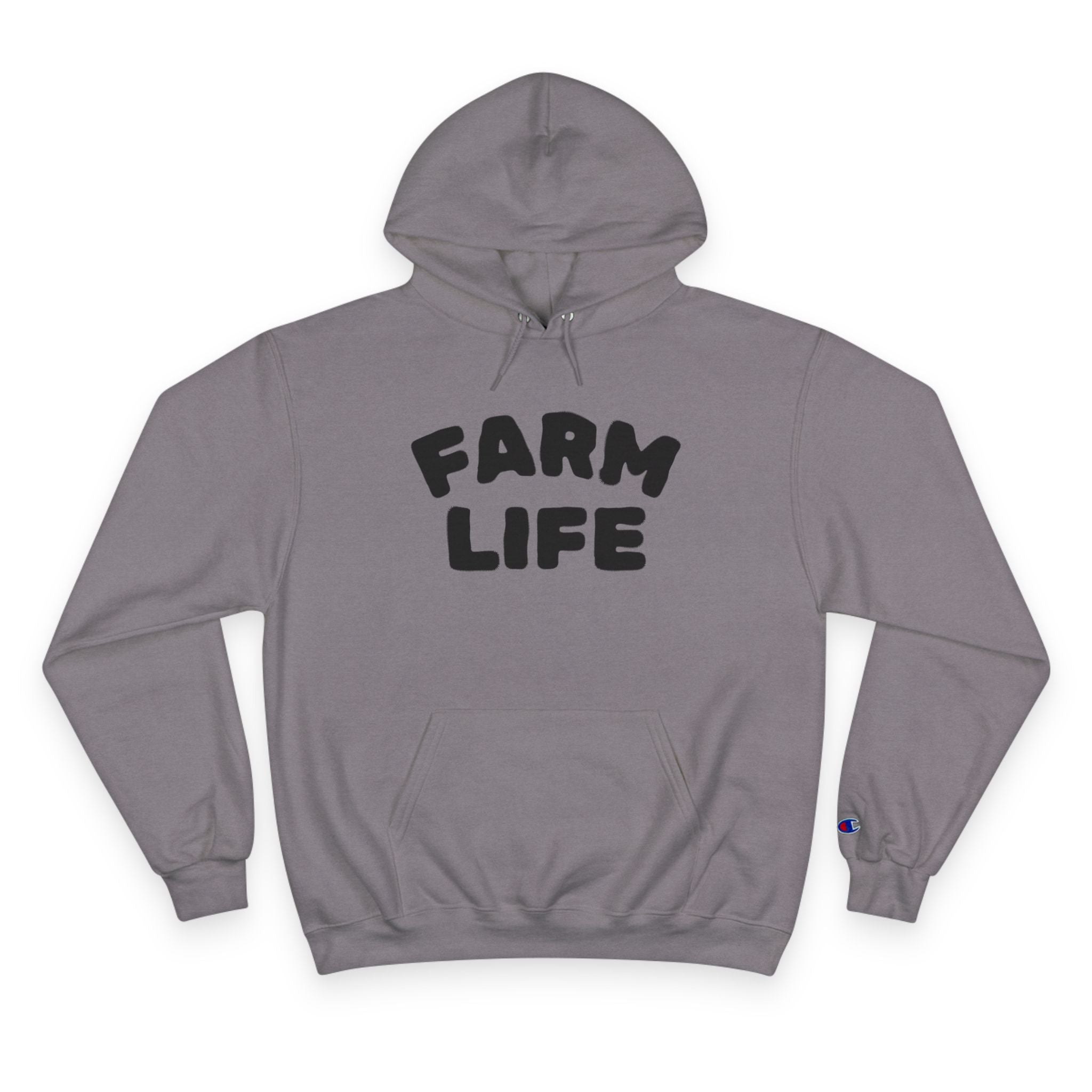 Farm Life Champion Hoodie - Cozy Apparel for Agriculture Lovers
