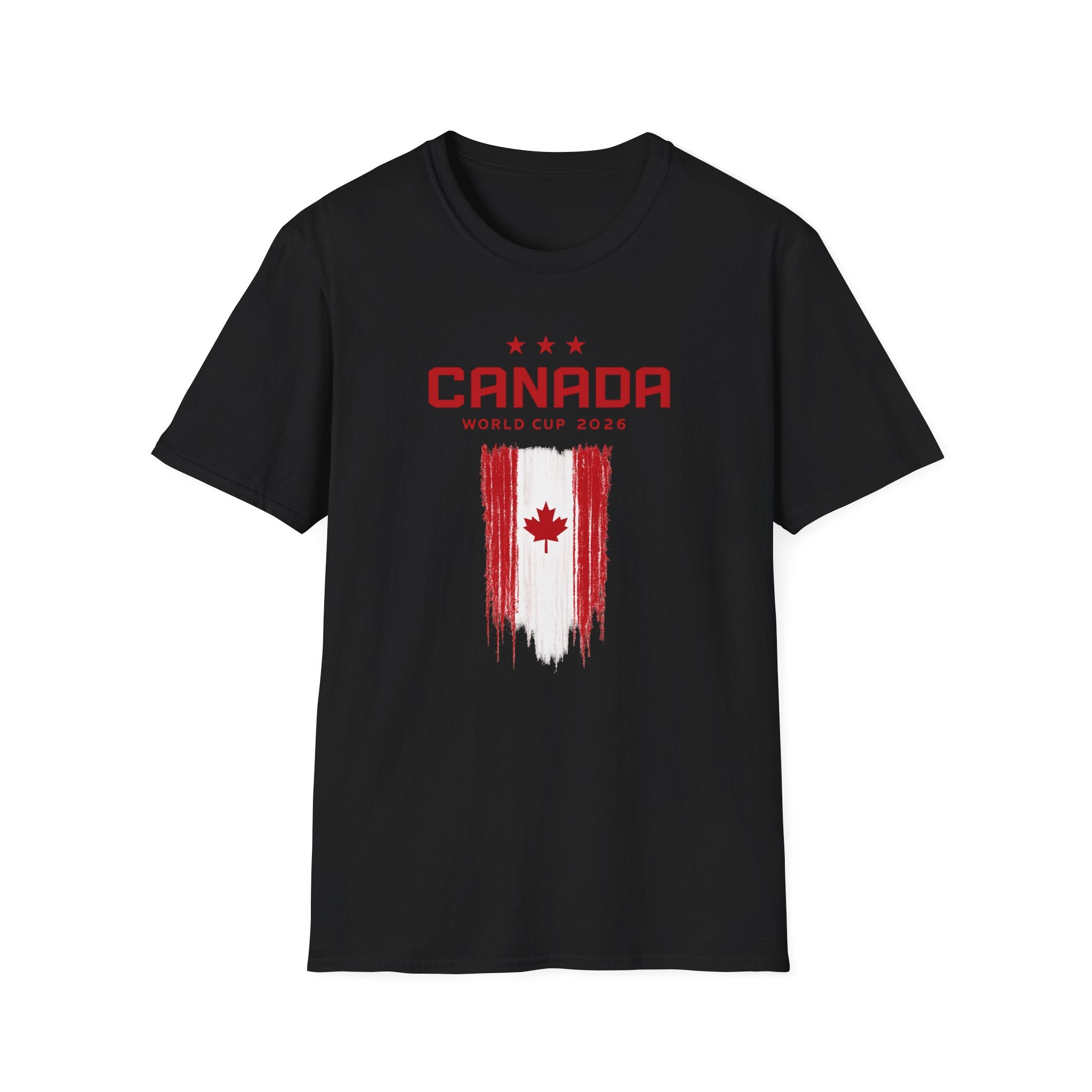 Canada World Cup 2026 T‑Shirt – Distressed Maple Flag Soccer Fan Tee