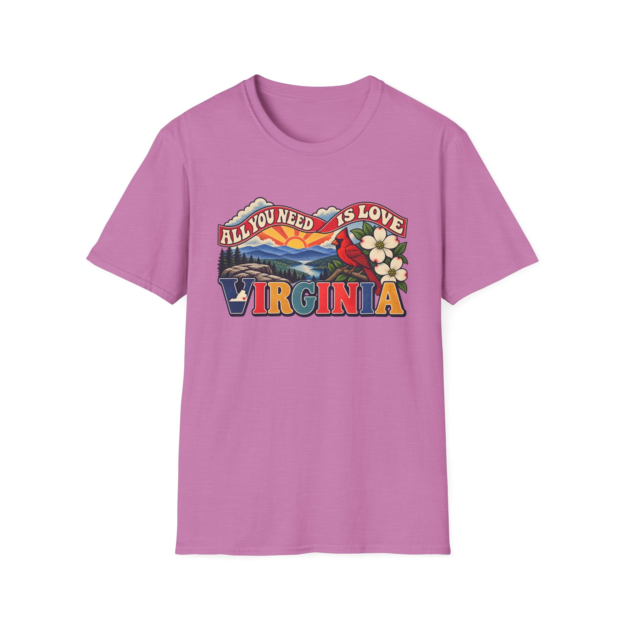 Virginia Retro 'All You Need Is Love' T-Shirt