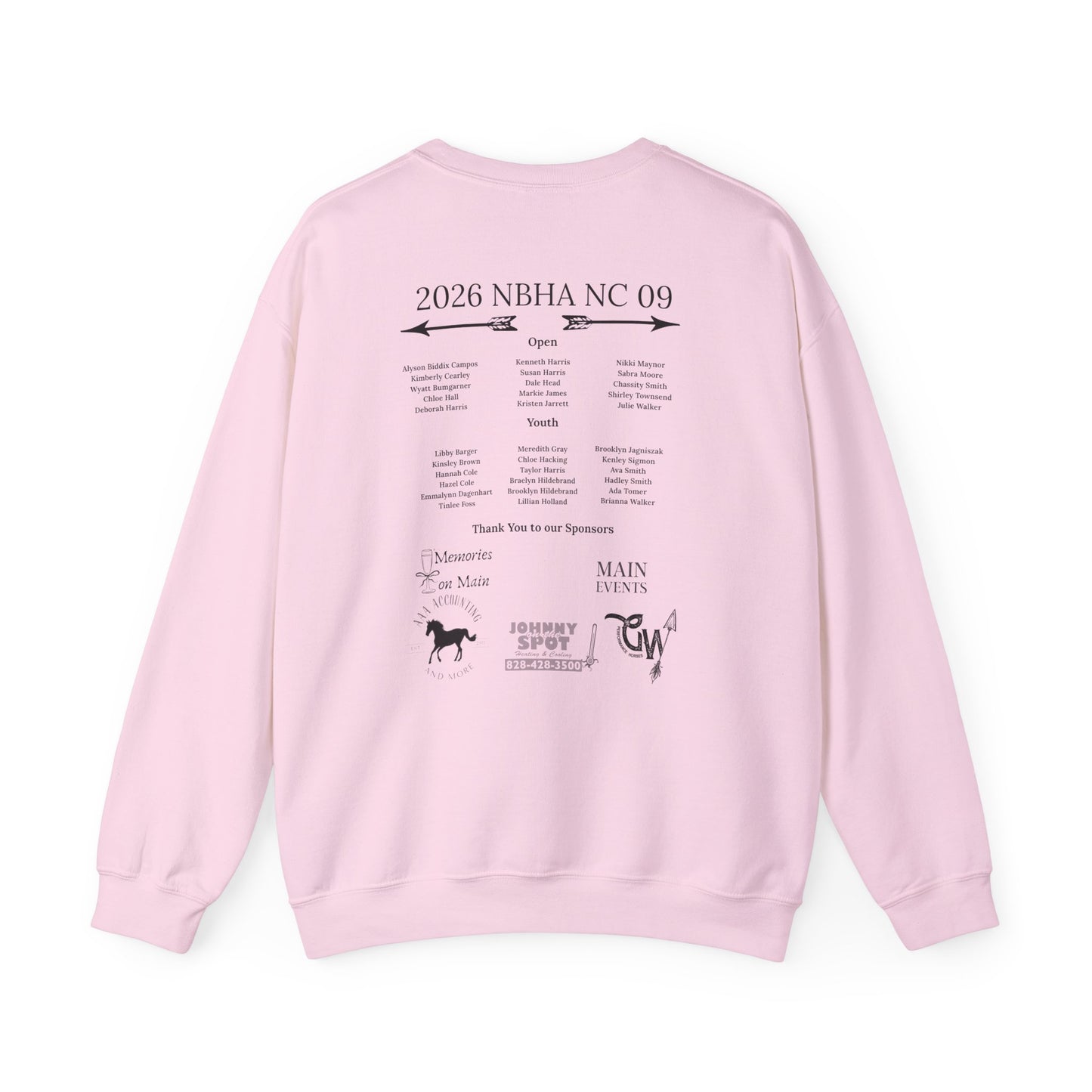 Crewneck Sweatshirt - 2026 NBHA NC 09