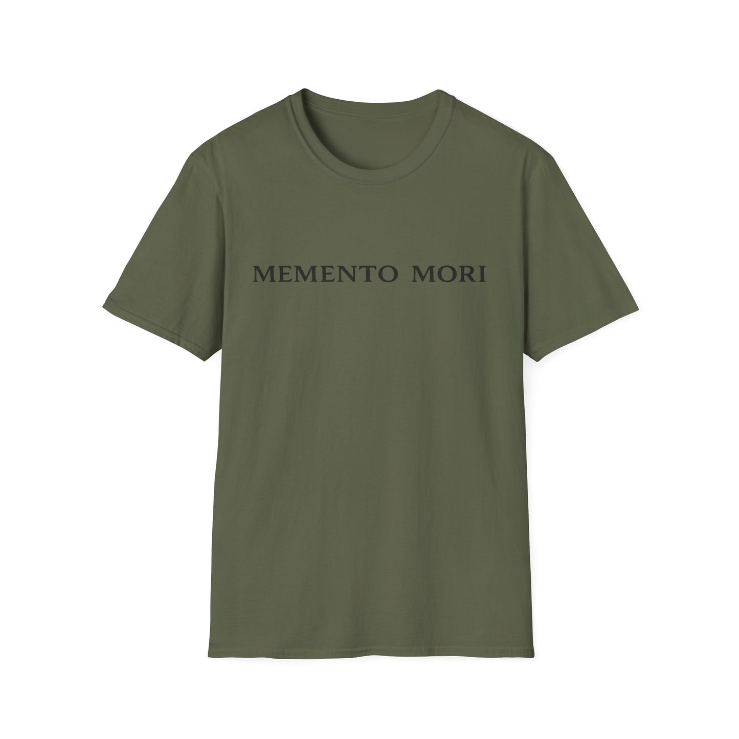 Memento Mori T-Shirt — Minimalist Latin Remembrance Tee