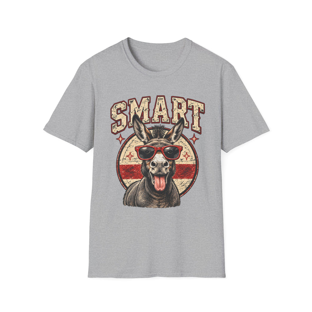 Smart Ass – Funny Donkey Vintage Graphic Tee