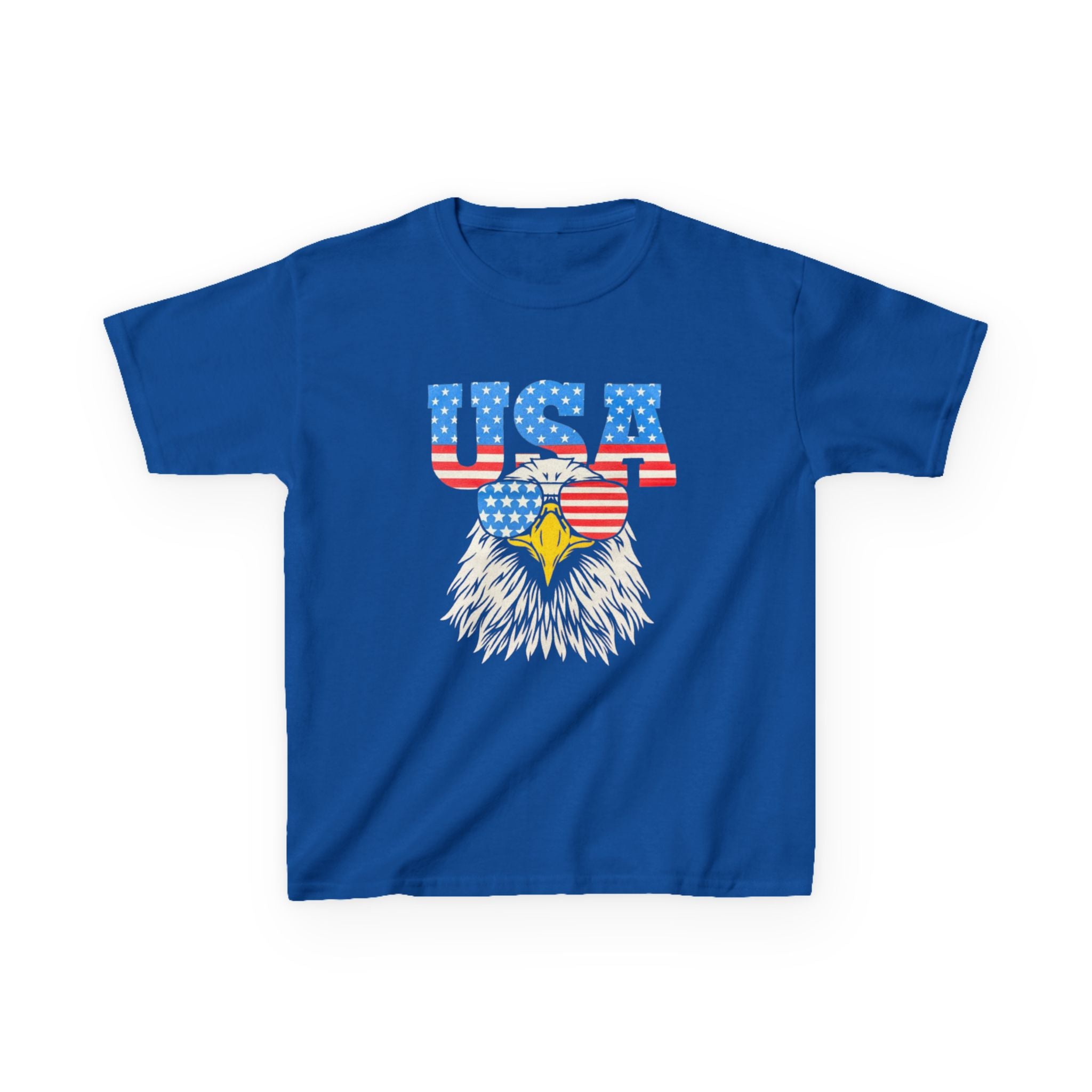 Patriotic Kids Tee, USA Eagle T-Shirt, Children’s Independence Day Shirt, 4th of July Kid's Outfit, American Pride Apparel