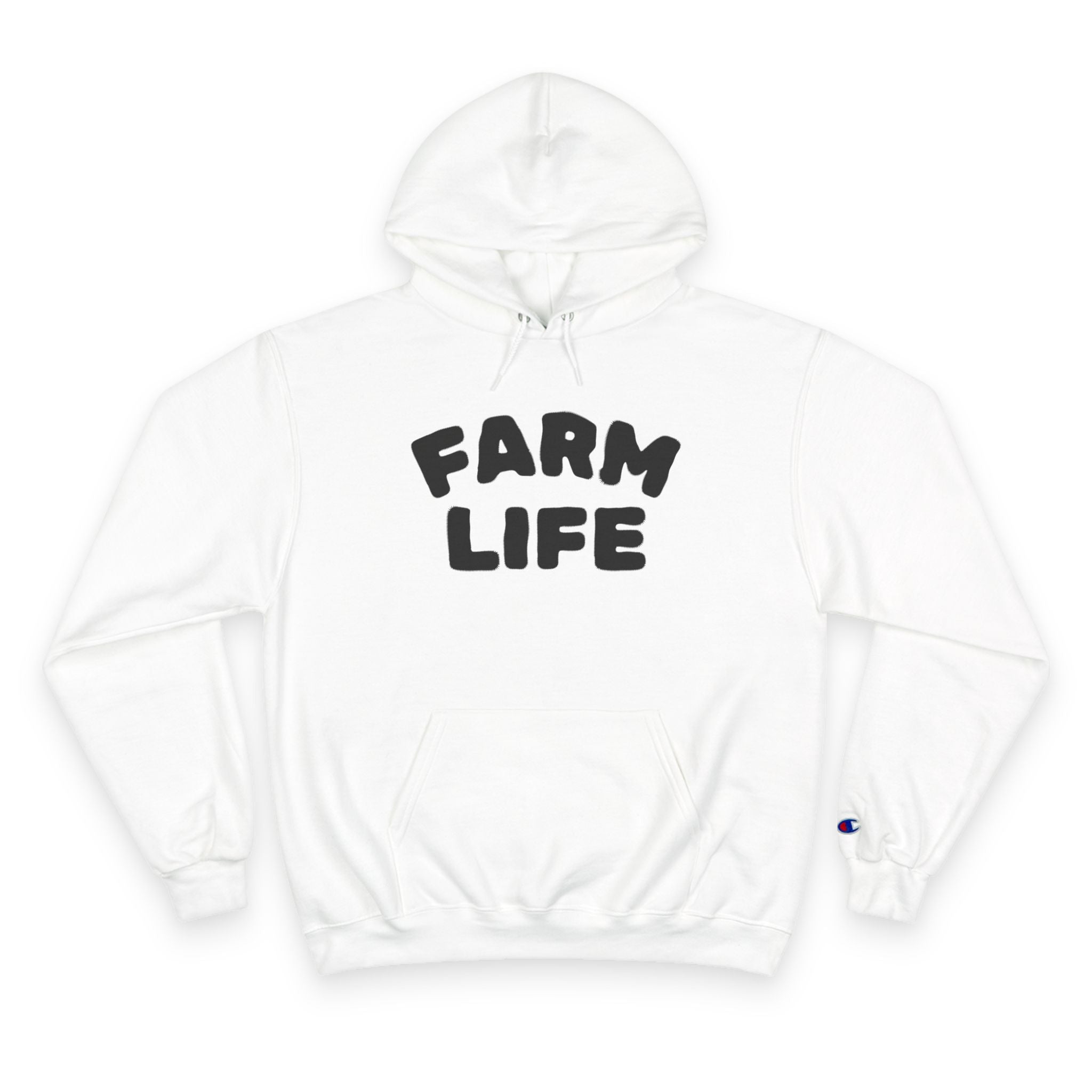 Farm Life Champion Hoodie - Cozy Apparel for Agriculture Lovers