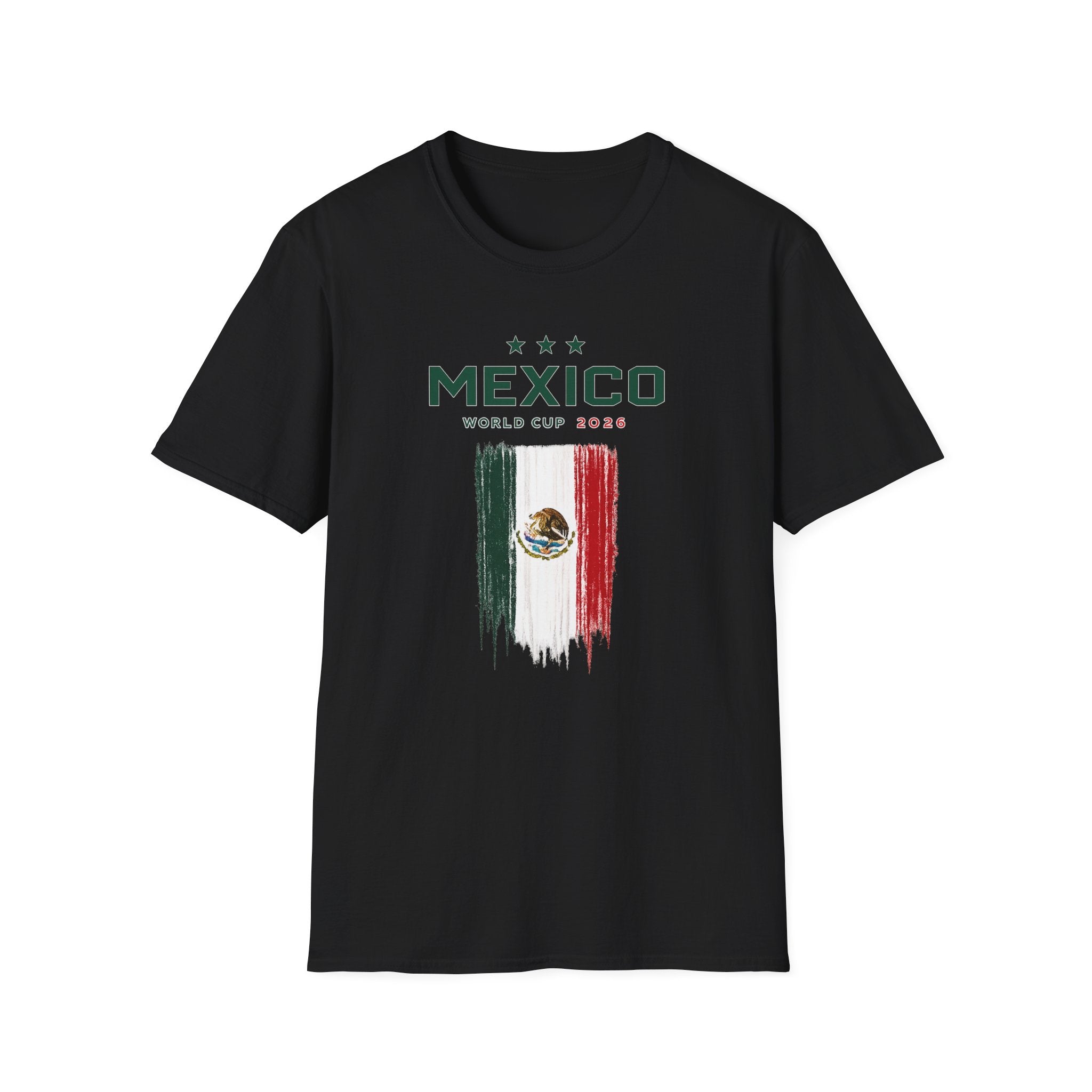 Mexico World Cup 2026 T-Shirt – Distressed Flag Soccer Tee