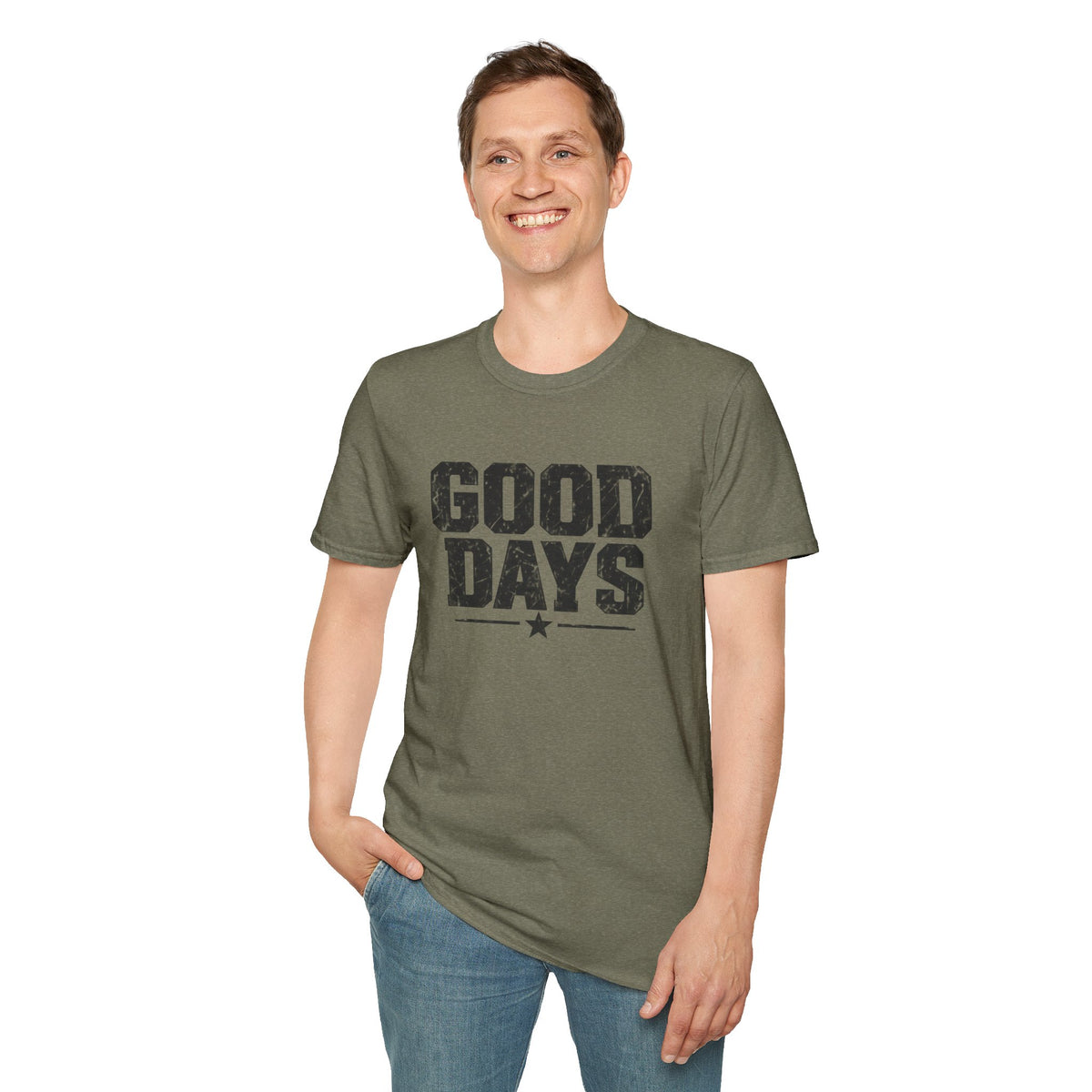 Good Days – Distressed Graphic Tee