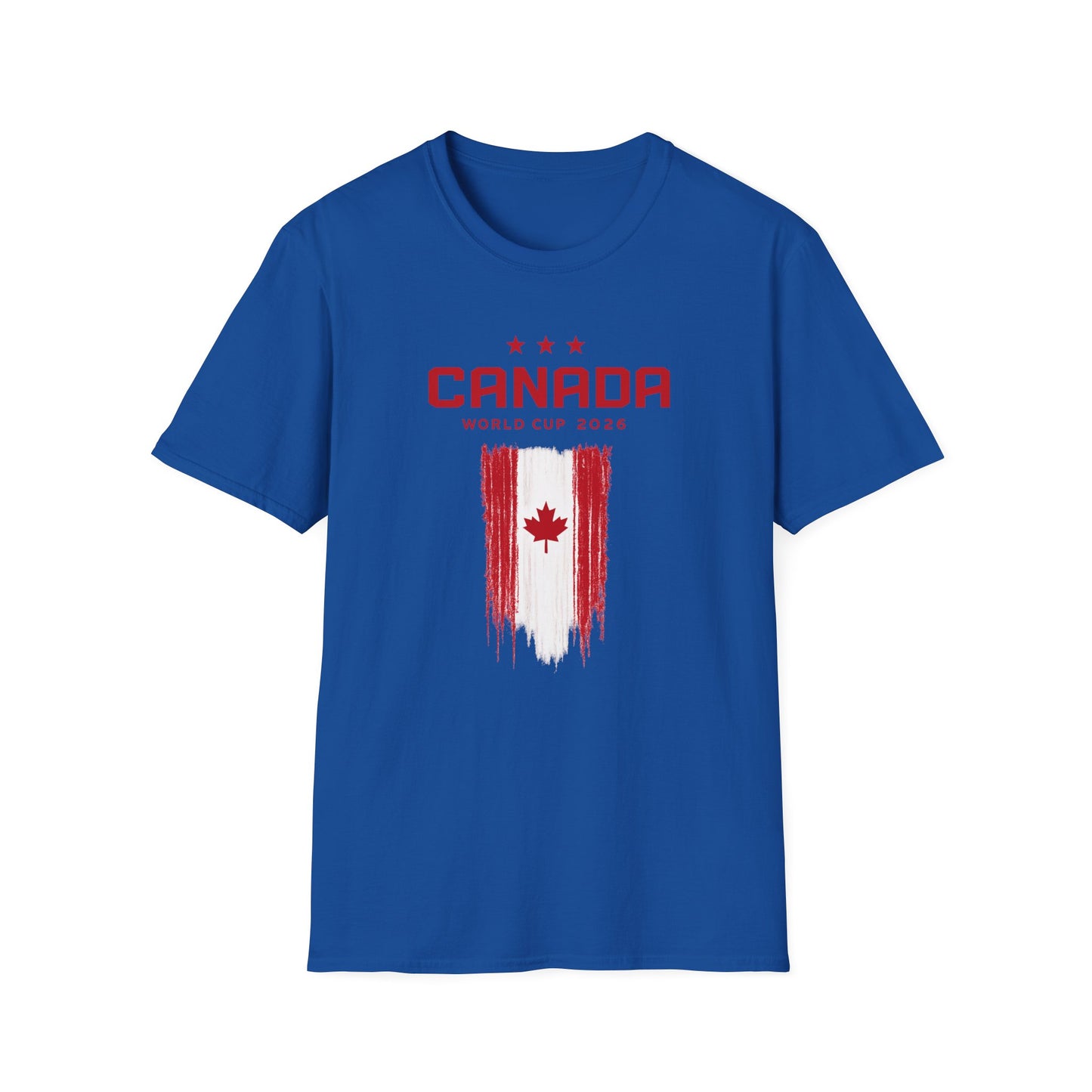 Canada World Cup 2026 T‑Shirt – Distressed Maple Flag Soccer Fan Tee