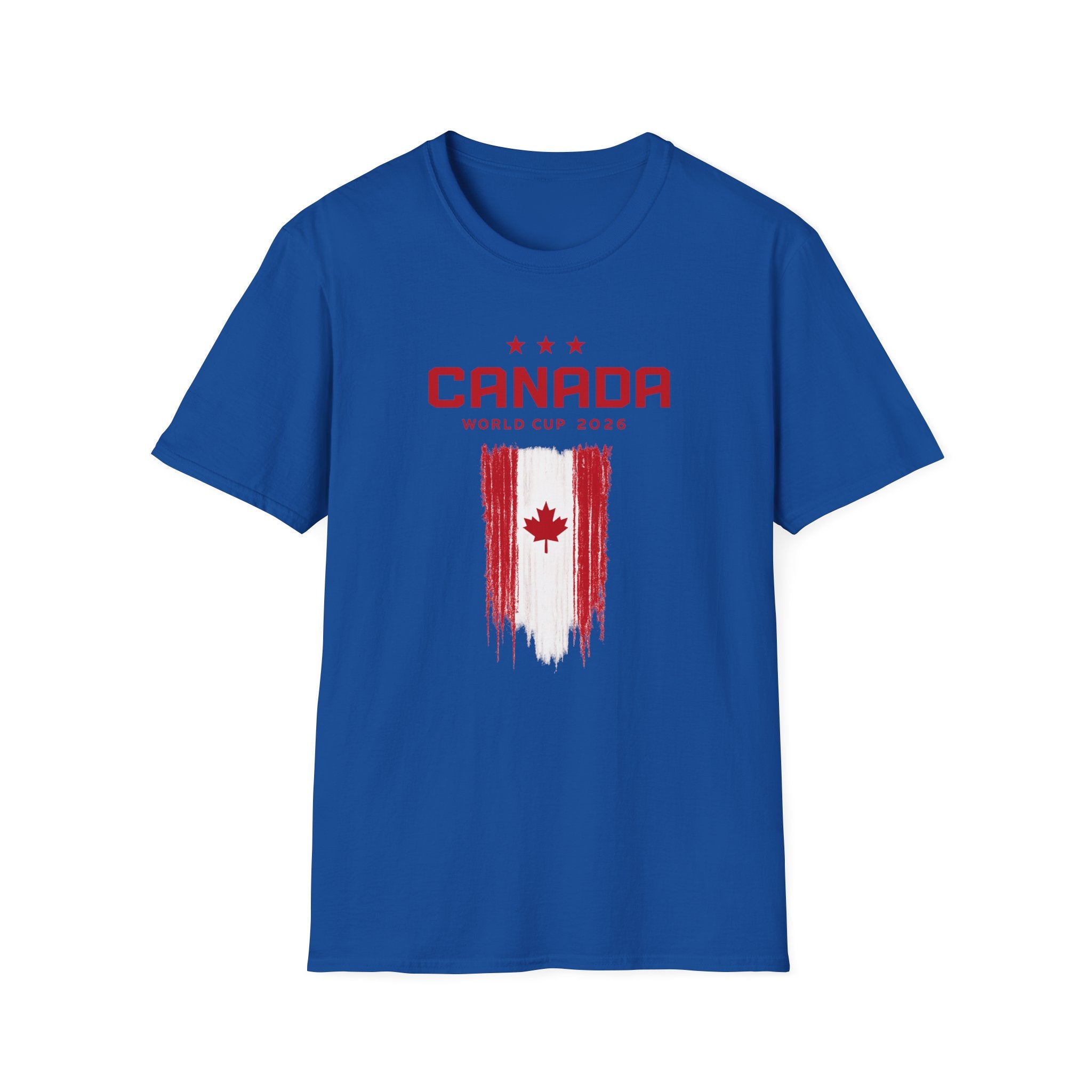 Canada World Cup 2026 T‑Shirt – Distressed Maple Flag Soccer Fan Tee