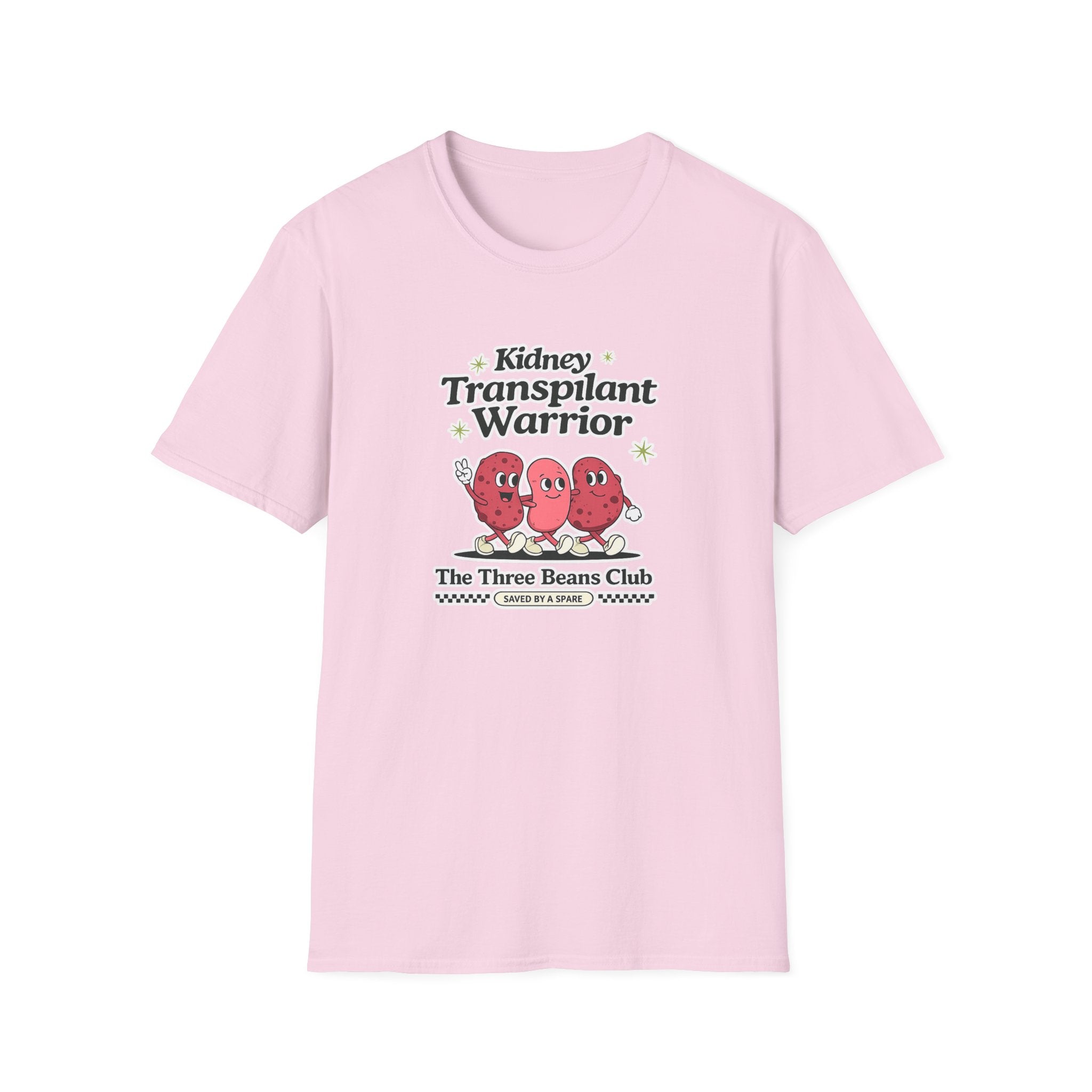Kidney Transplant Warrior T-Shirt — The Three Beans Club Support Tee