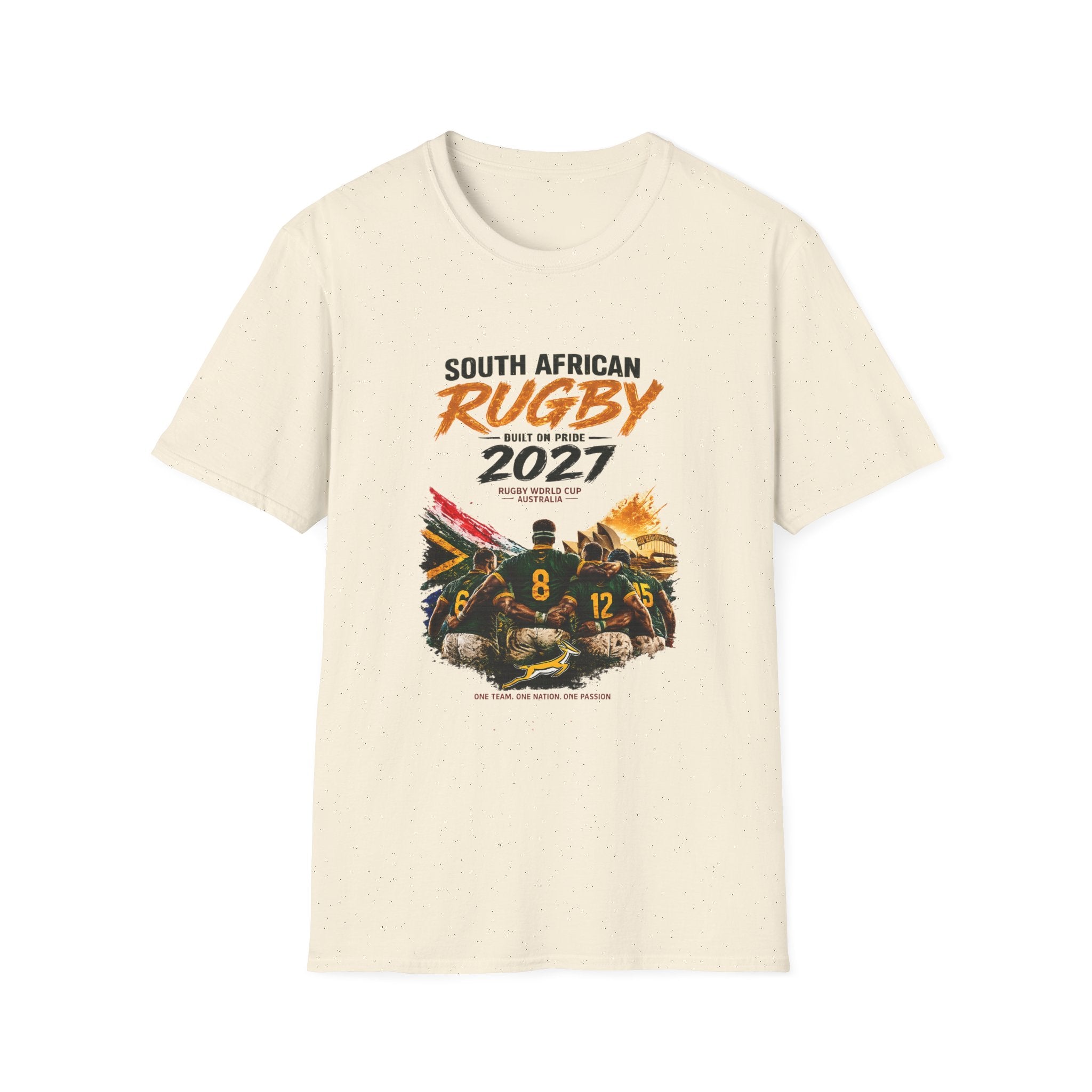 South African Rugby 2027 T-Shirt - Springbok Fans Rugby World Cup Support Tee