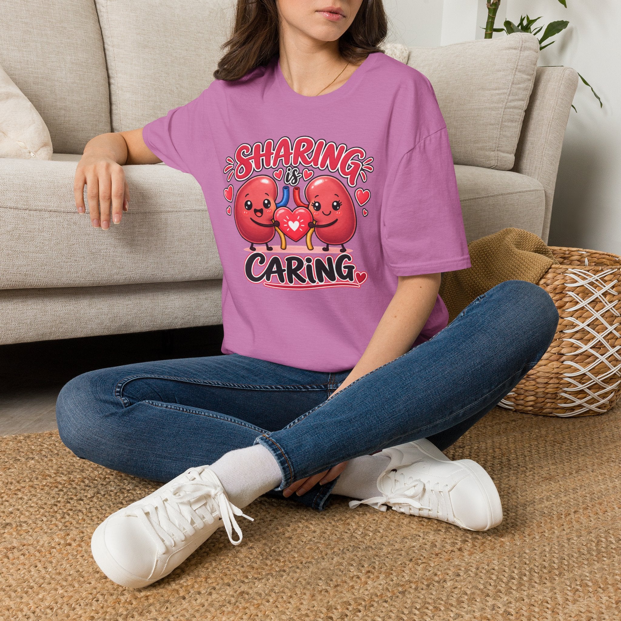 Sharing Is Caring — Kidney Edition ❤️  T-Shirt