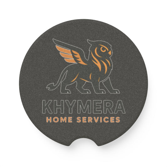 Khymera Custom Soapstone Car Coaster, Personalized Car Accessories, Unique Auto Gifts, Home Services Decoration, Car Enthusiast Gift