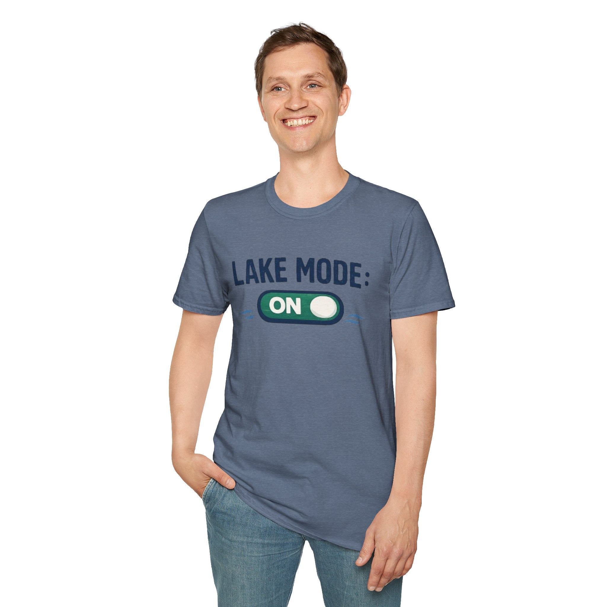Lake Mode On T-Shirt — Funny Lake Life Vacation Tee