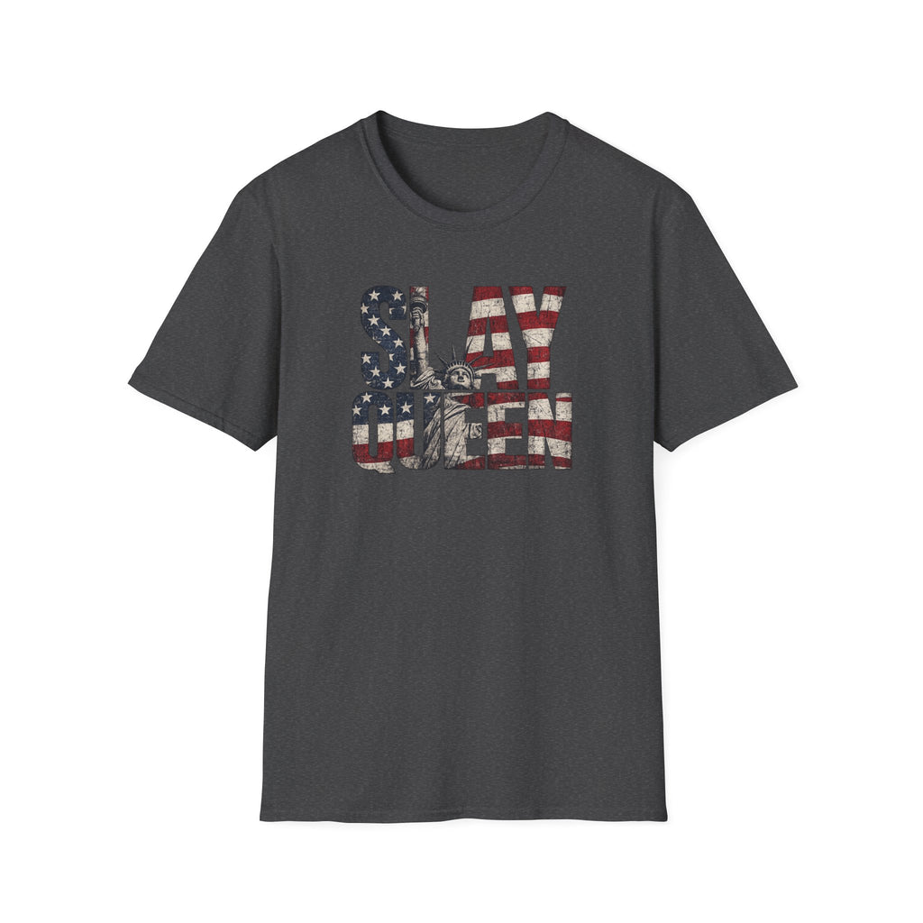 Slay Queen American Flag T-Shirt