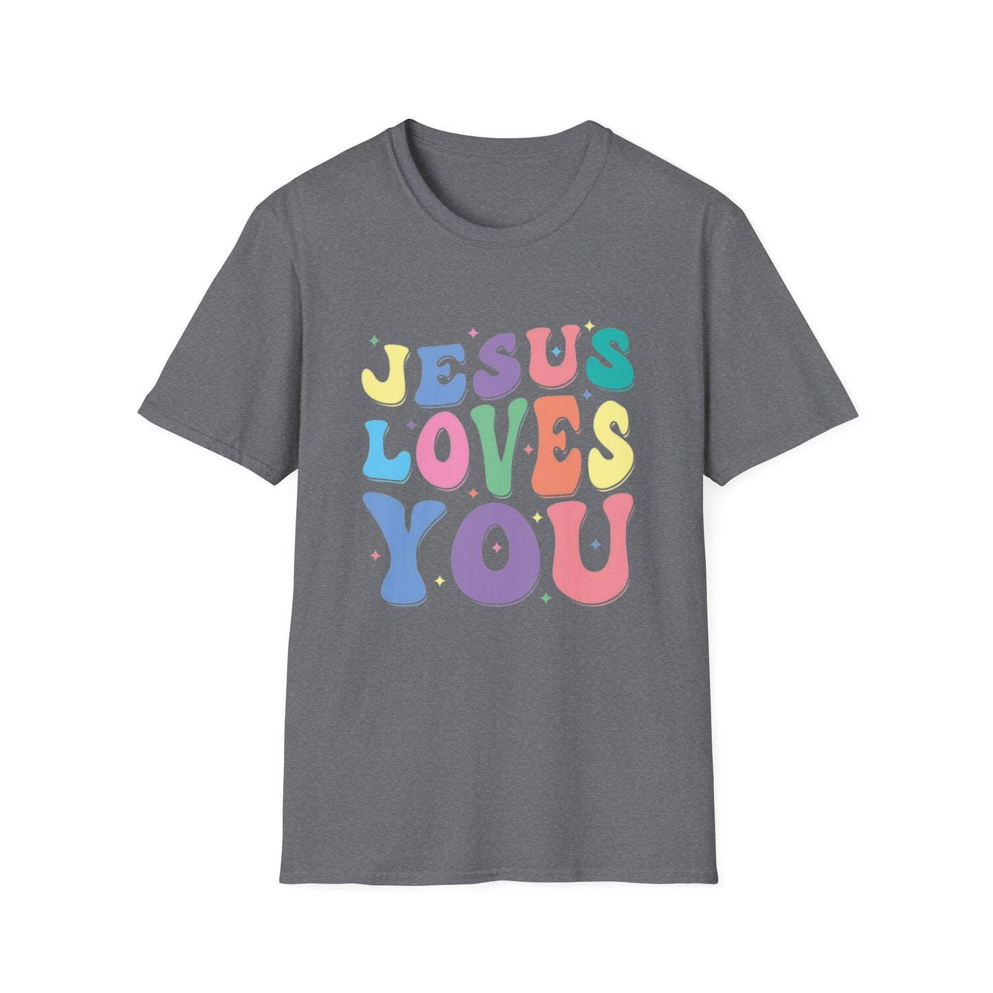 Jesus Loves You - Unisex Softstyle T-Shirt - Fun and Casual Wear for All Occasions