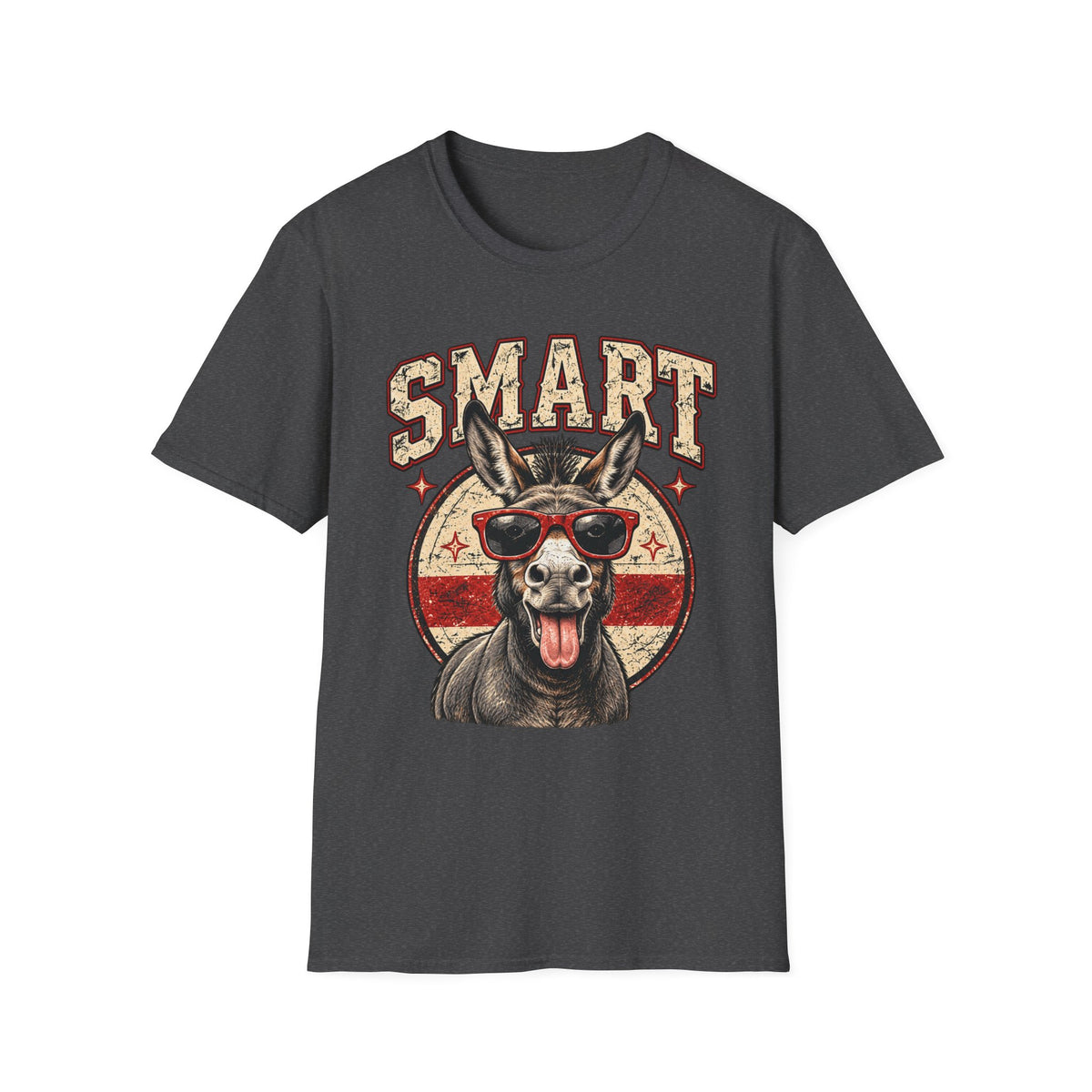 Smart Ass – Funny Donkey Vintage Graphic Tee
