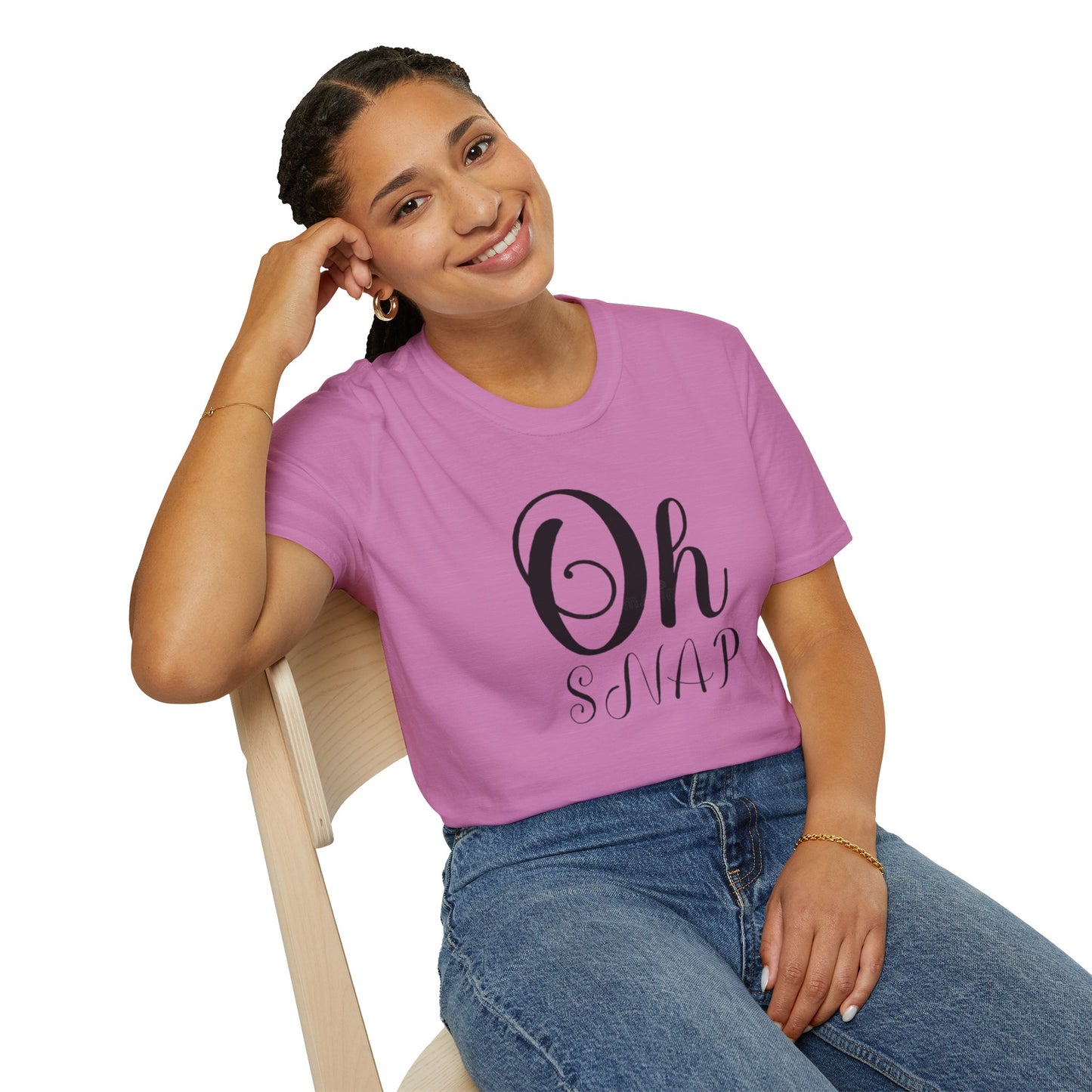 Funny Oh Snap Unisex Softstyle T-Shirt | Cute Gift for Friends, Family, Birthday, Humor, Casual Wear