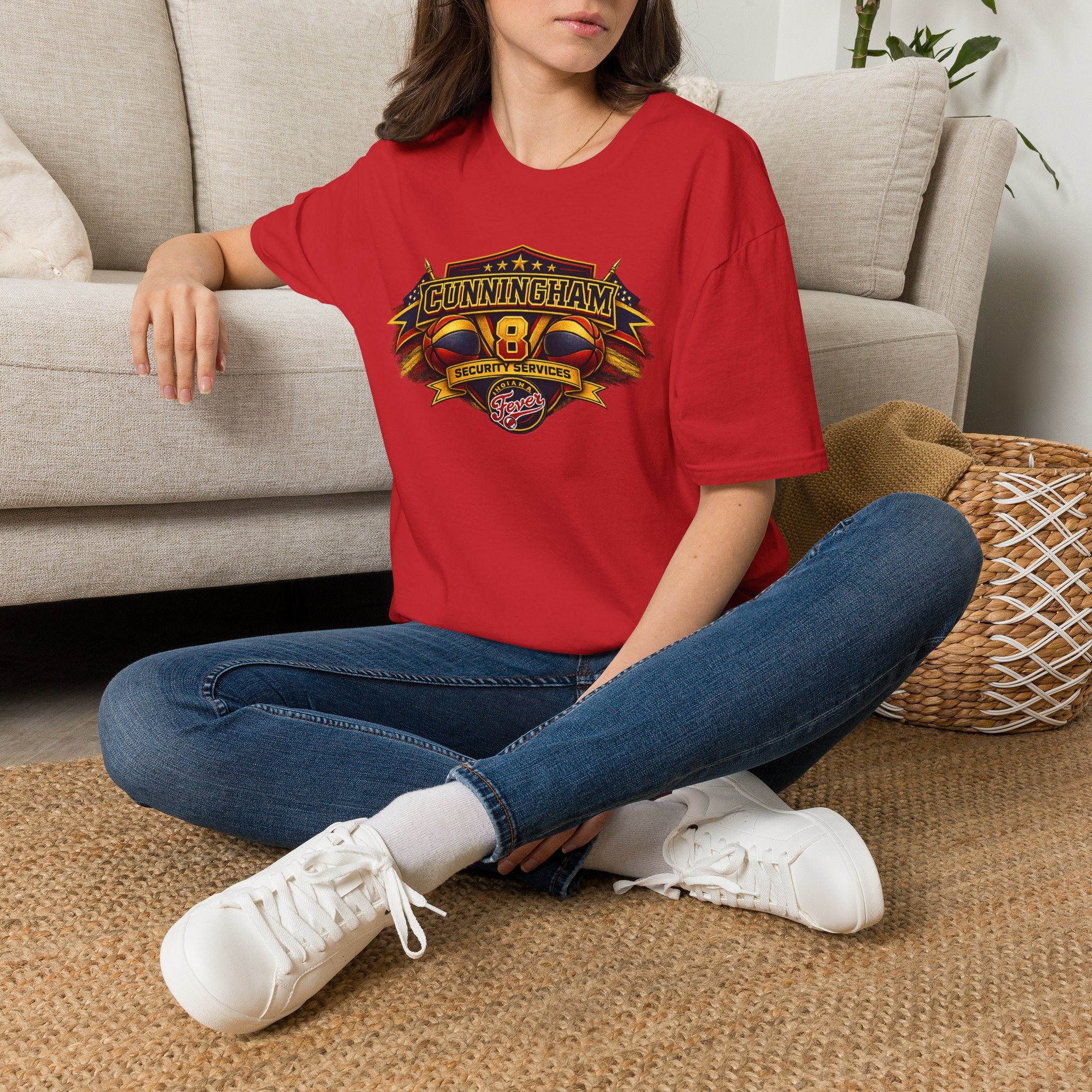 Cunningham 8 Security Services Vintage Logo T-Shirt