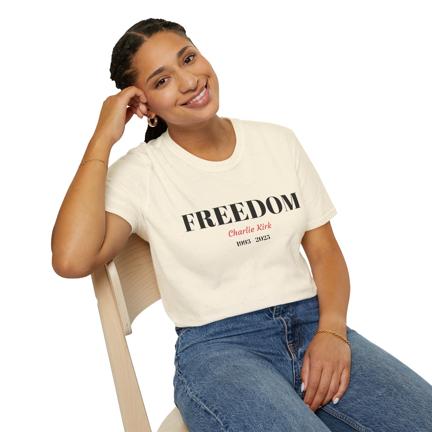 Unisex T-Shirt Charlie Kirk Freedom Shirt