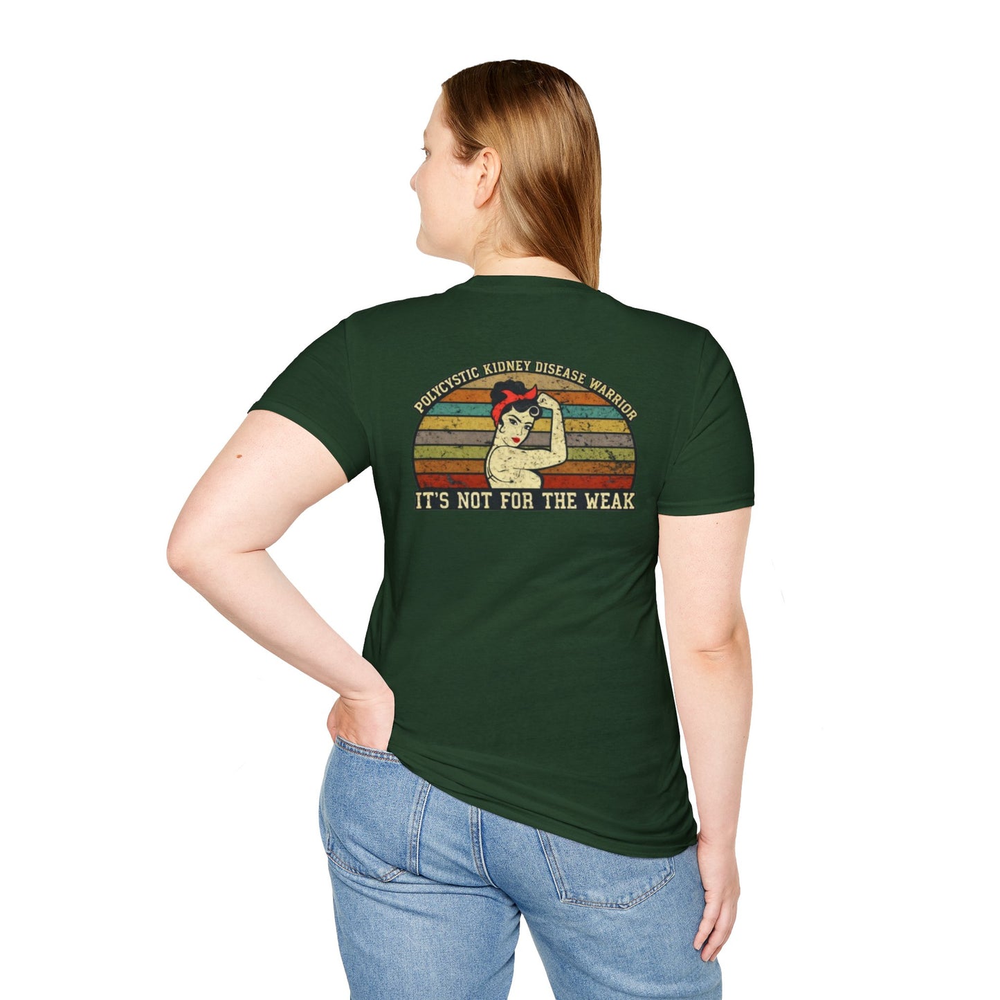 PKD Warrior Rosie the Riveter T-Shirt