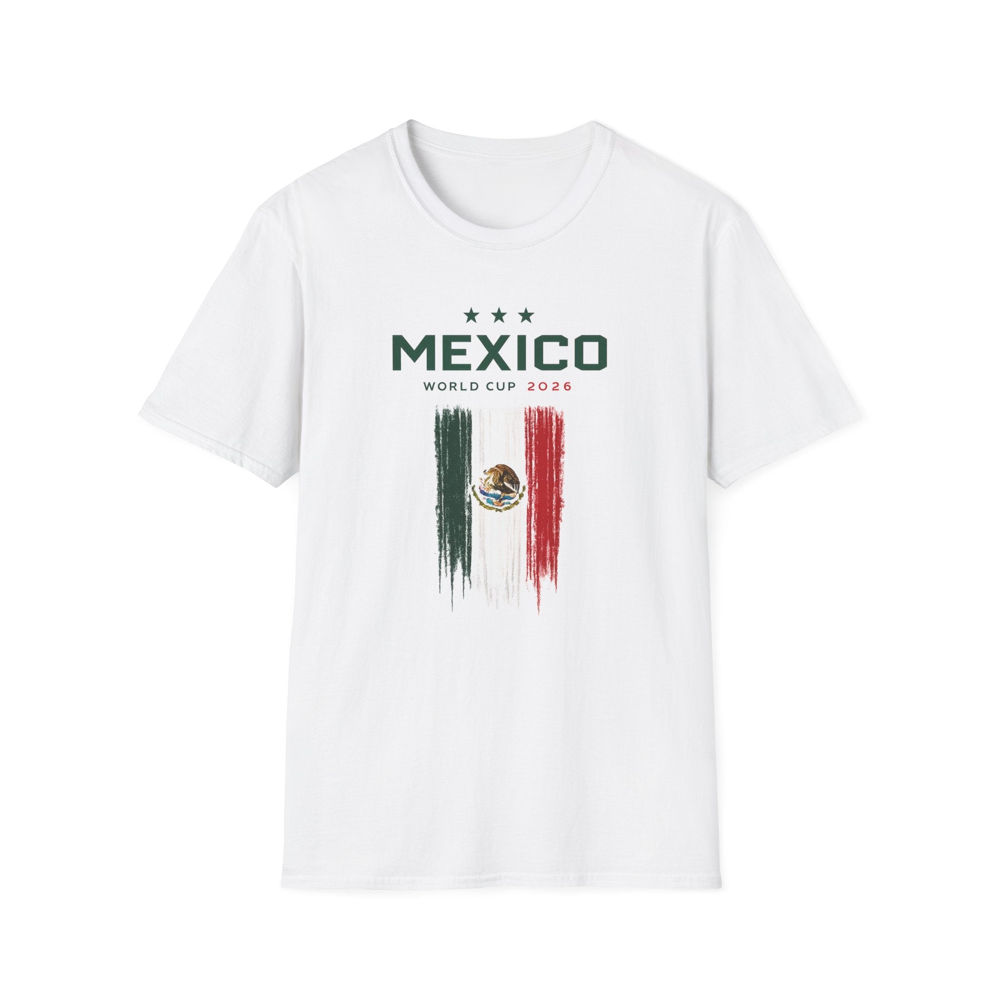 Mexico World Cup 2026 T-Shirt – Distressed Flag Soccer Tee