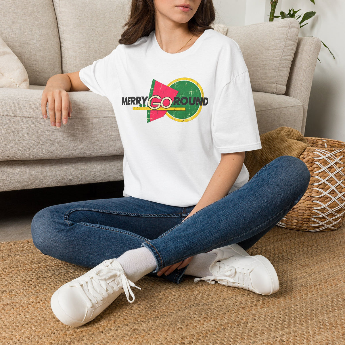 Merry Go Round Vintage T-Shirt – Retro 80s & 90s Mall Nostalgia Tee