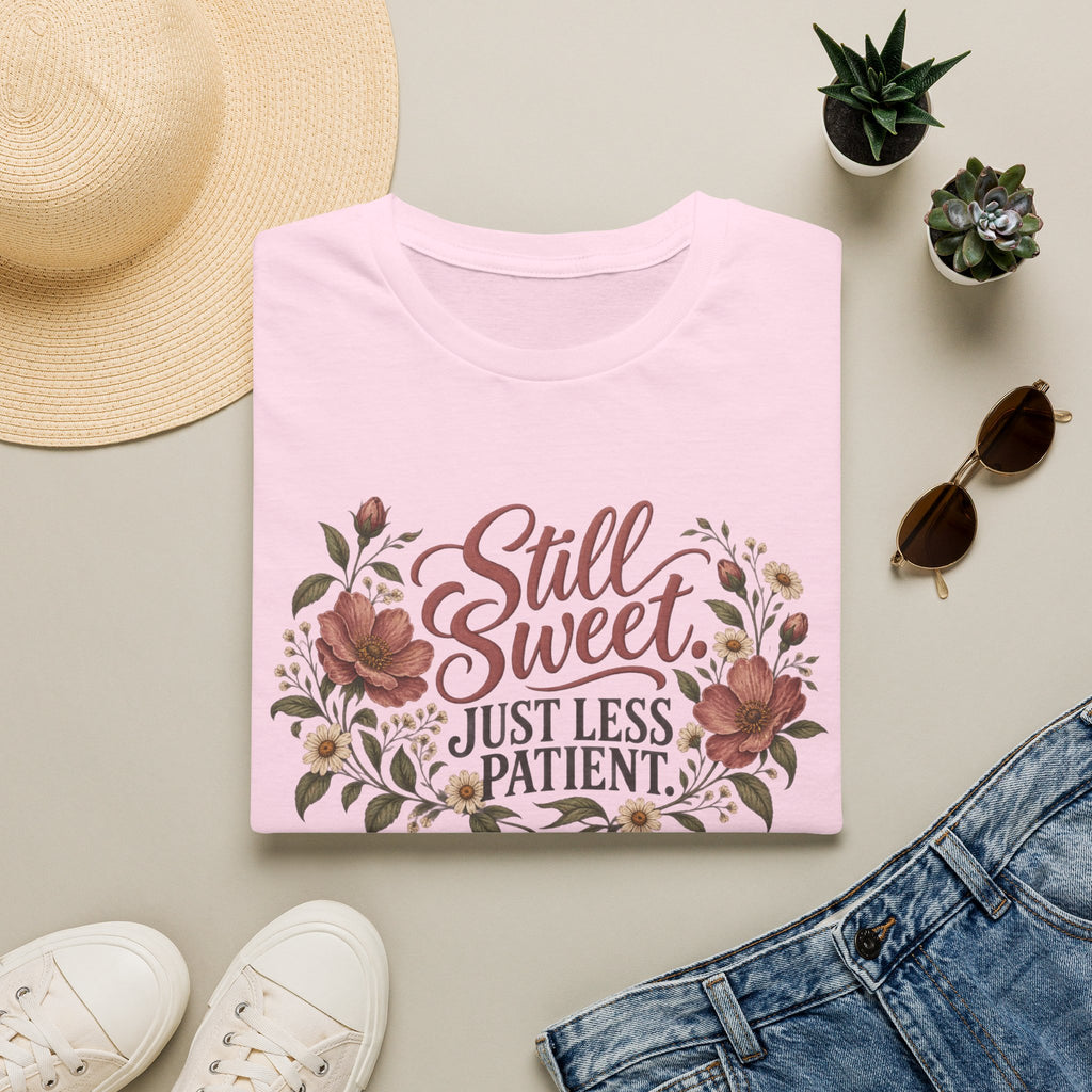 Still Sweet, Just Less Patient – Floral Softstyle Tee