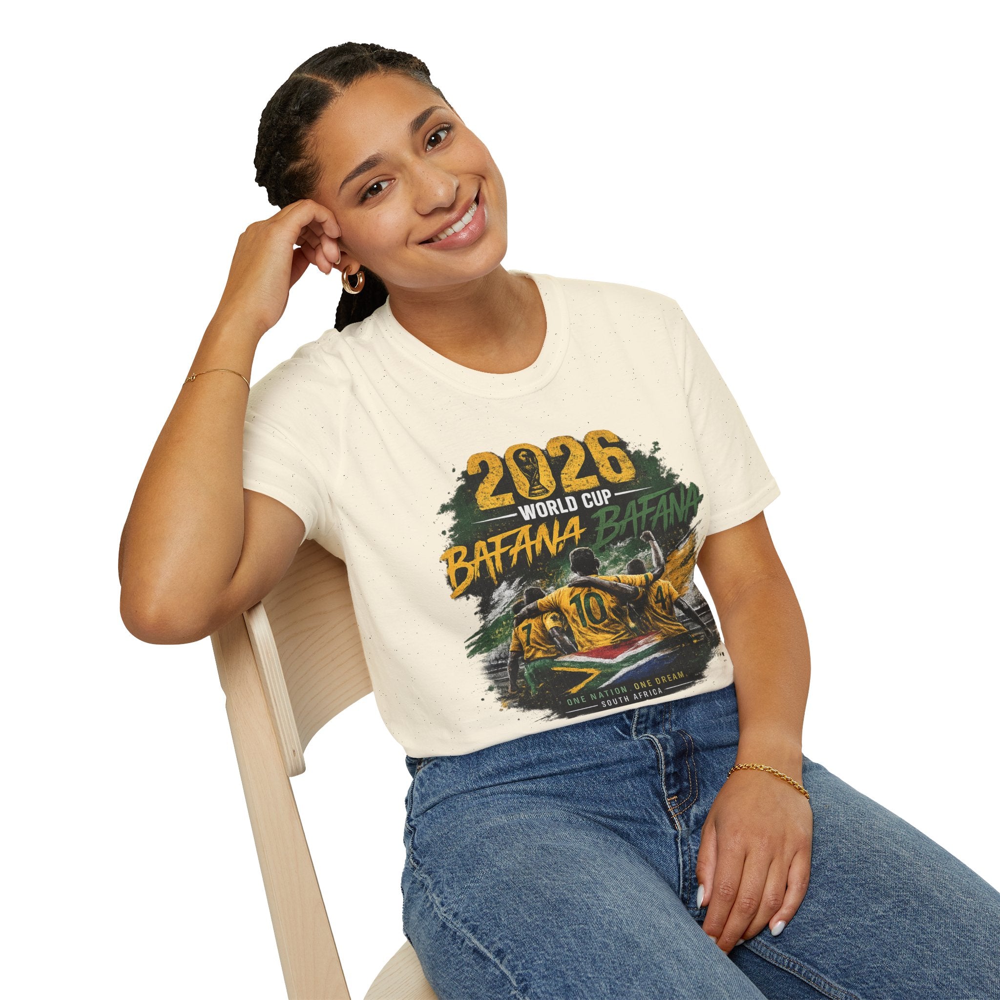 2026 World Cup Bafana Bafana T-Shirt – South Africa Soccer Fan Tee