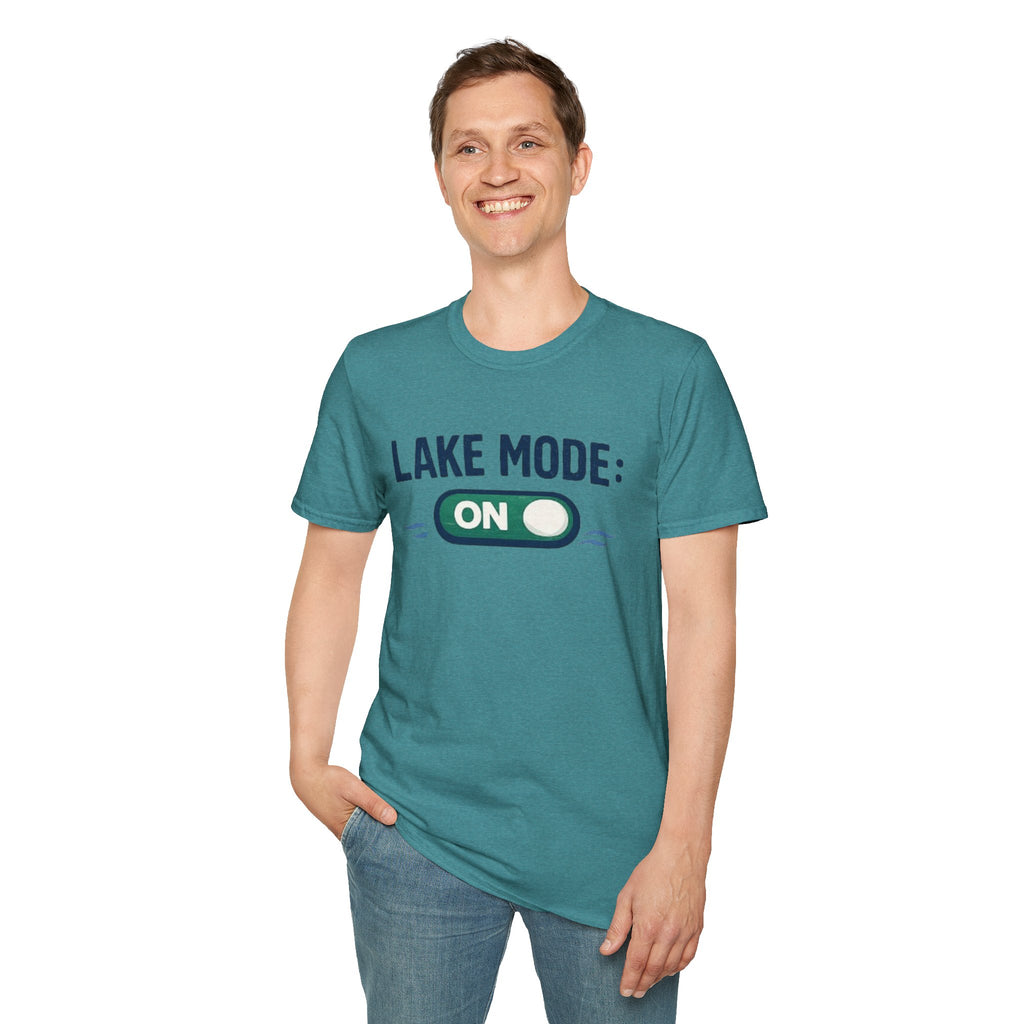 Lake Mode On T-Shirt — Funny Lake Life Vacation Tee