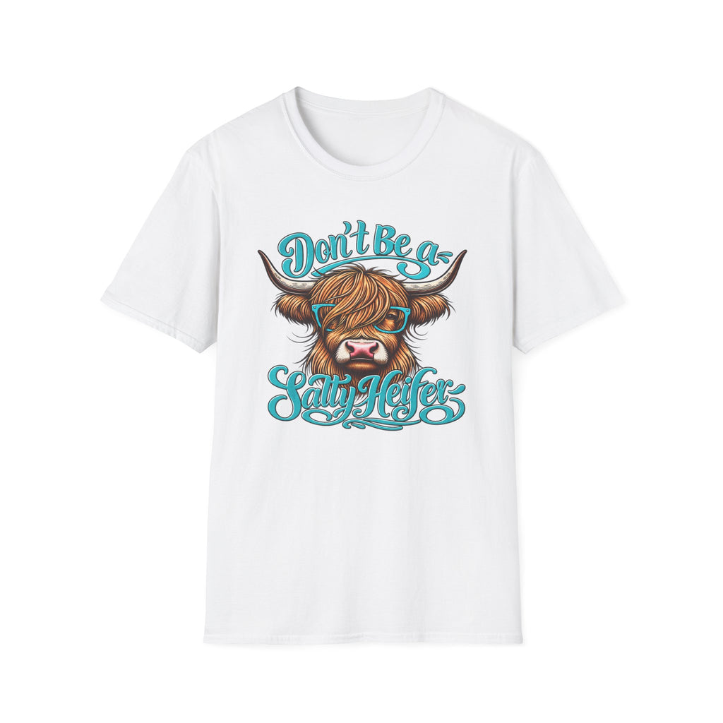 Don’t Be a Salty Heifer – Funny Highland Cow Graphic Tee