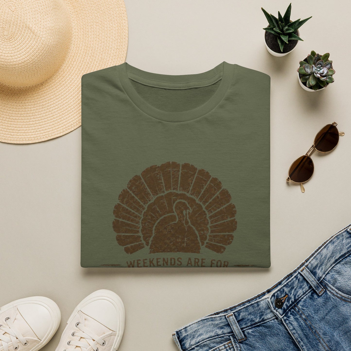 Weekends Are for Gobblers T-Shirt — Vintage Turkey Tee