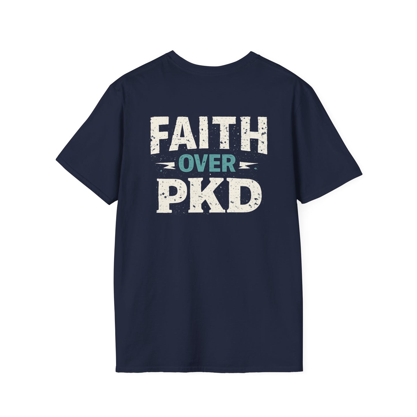 Faith Over PKD T-Shirt — Polycystic Kidney Disease Awareness Tee