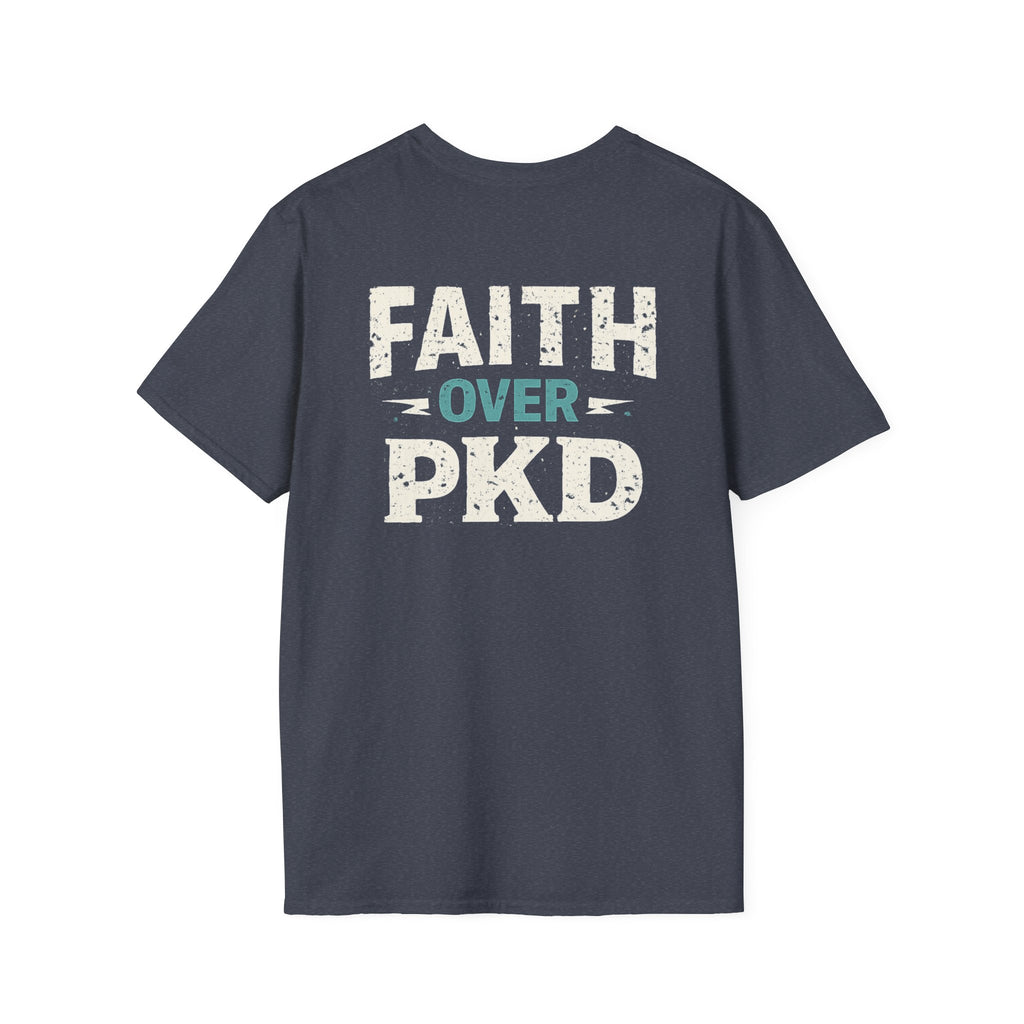 Faith Over PKD T-Shirt — Polycystic Kidney Disease Awareness Tee