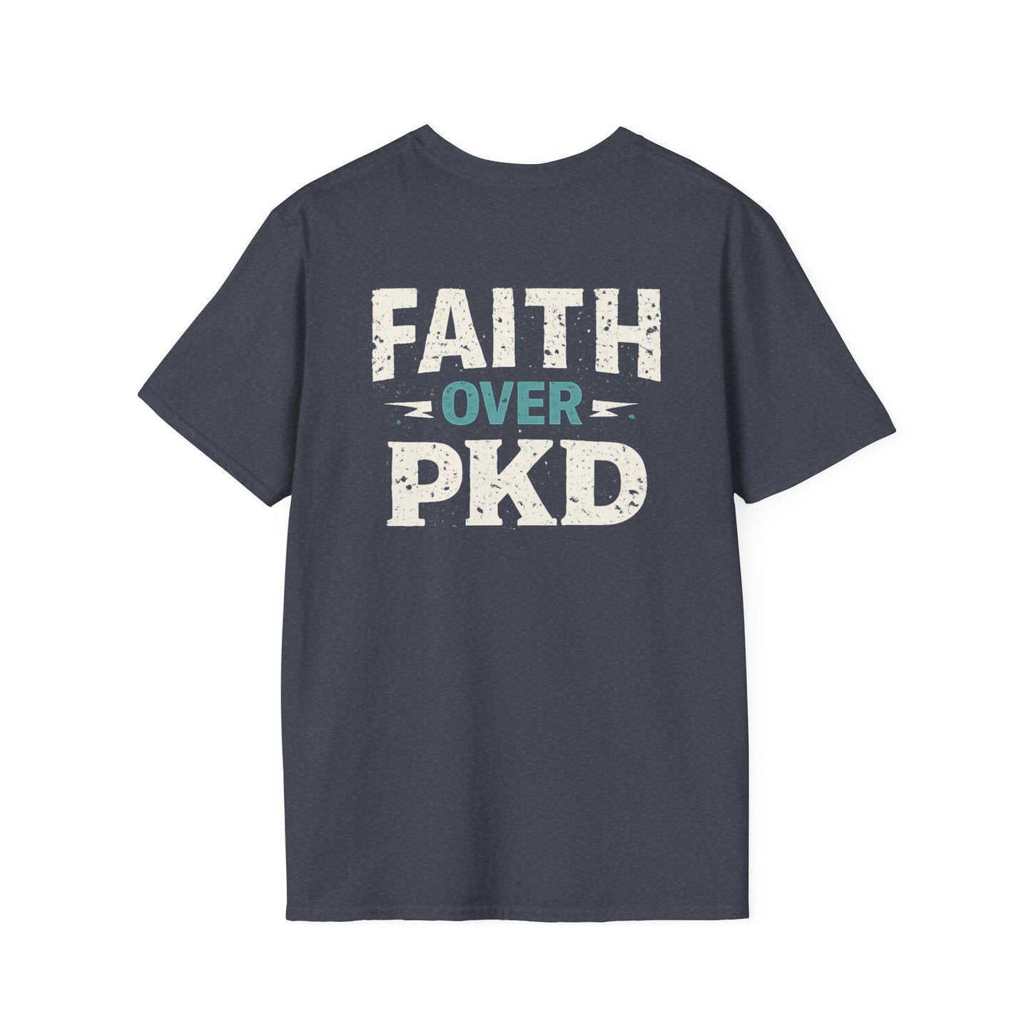 Faith Over PKD T-Shirt — Polycystic Kidney Disease Awareness Tee