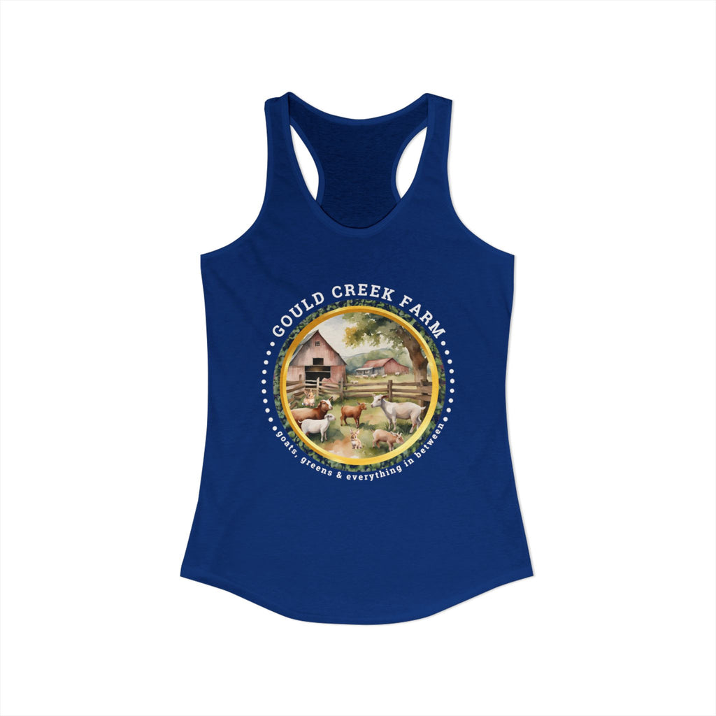 Women's Ideal Racerback Tank Gould creek farm