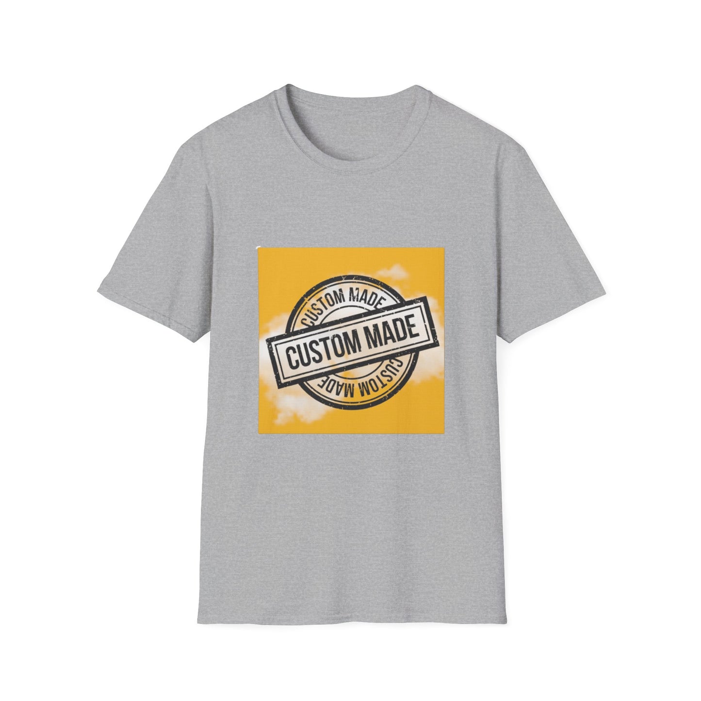 Your Design On a Tee One Side Only - Monster Unisex Softstyle T-Shirt