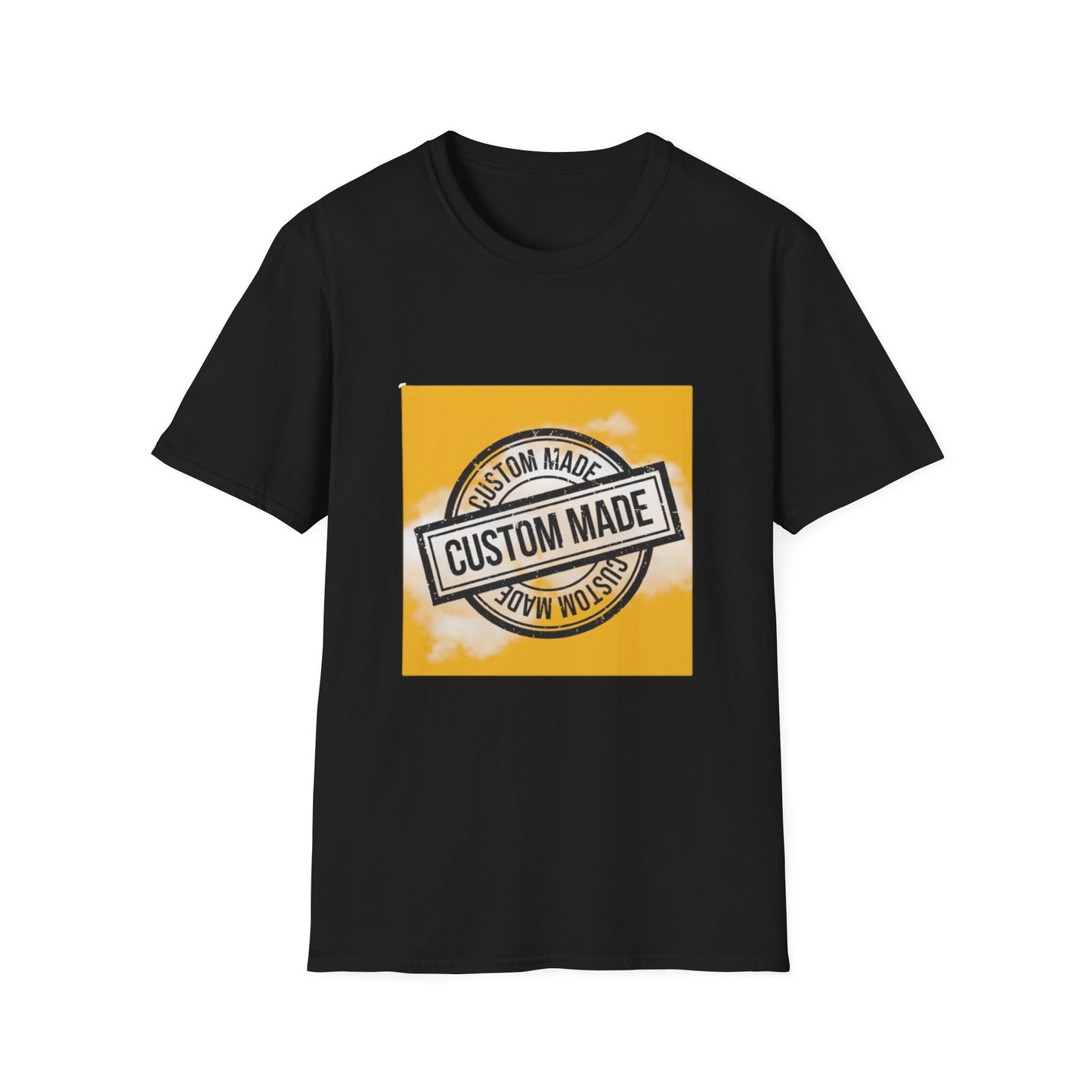 Your Design On a Tee One Side Only - Monster Unisex Softstyle T-Shirt
