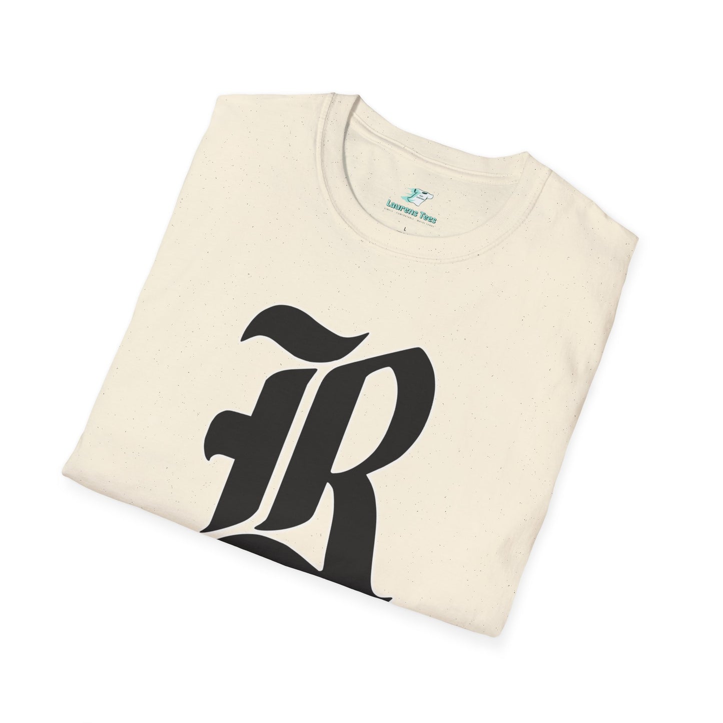 Custom one side Front or Back (RHS Baseball used as example) - Unisex Softstyle T-Shirt
