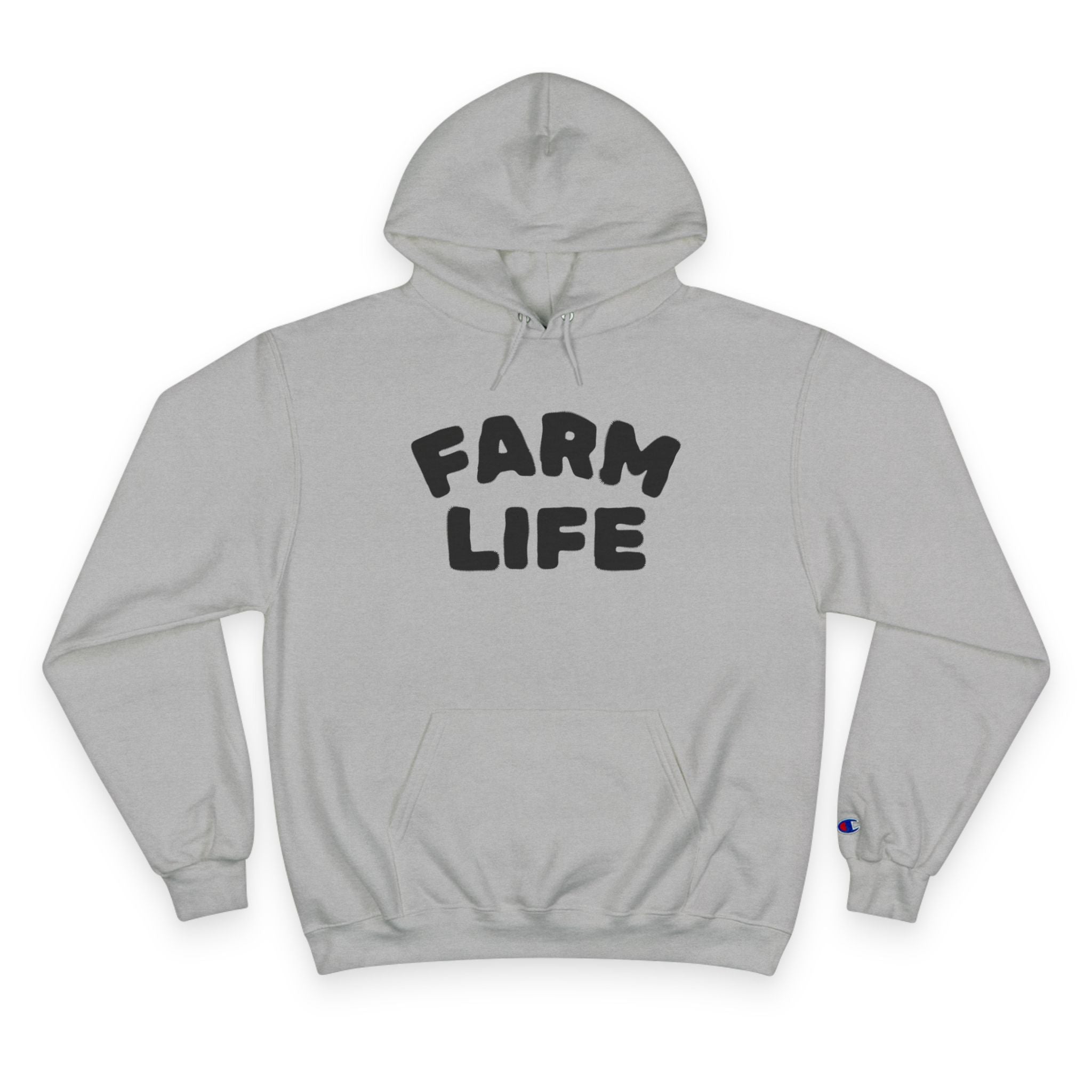 Farm Life Champion Hoodie - Cozy Apparel for Agriculture Lovers