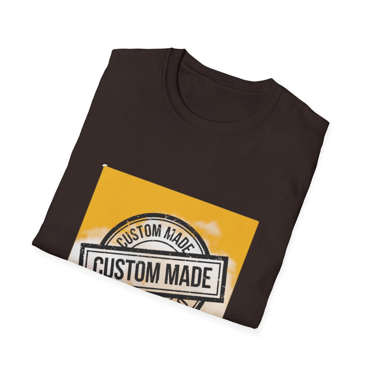 Your Design On a Tee One Side Only - Monster Unisex Softstyle T-Shirt