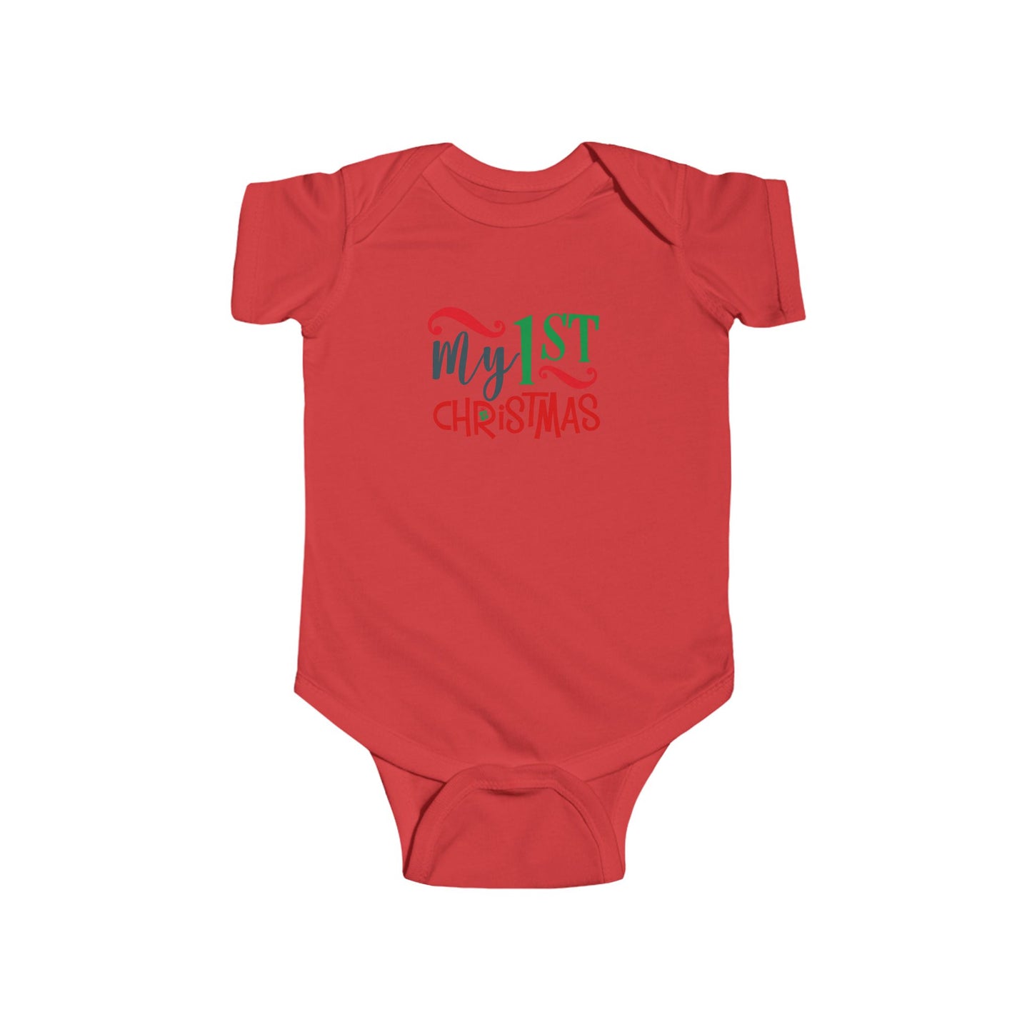 My 1st Christmas Infant Bodysuit - Baby First Christmas Onesie