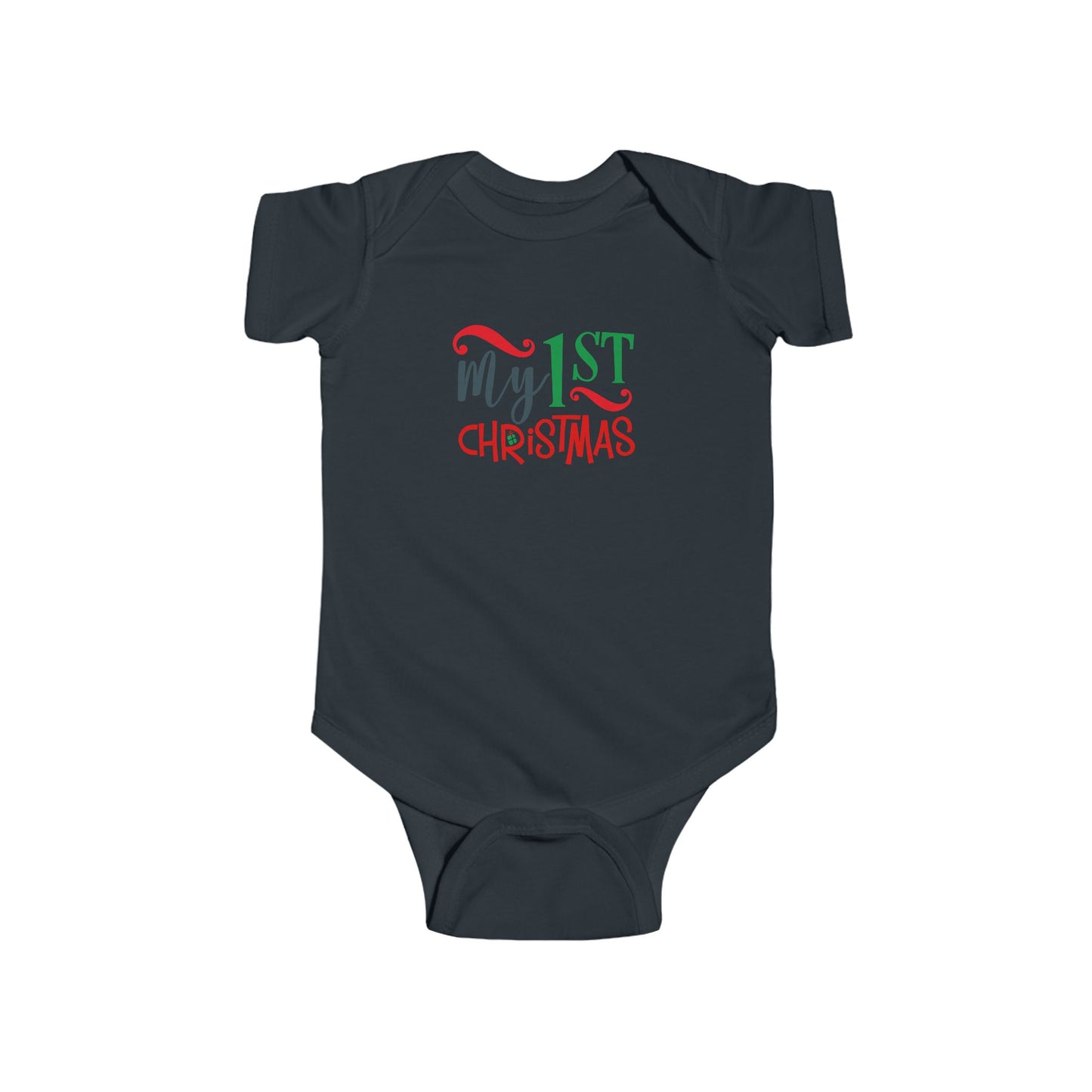 My 1st Christmas Infant Bodysuit - Baby First Christmas Onesie