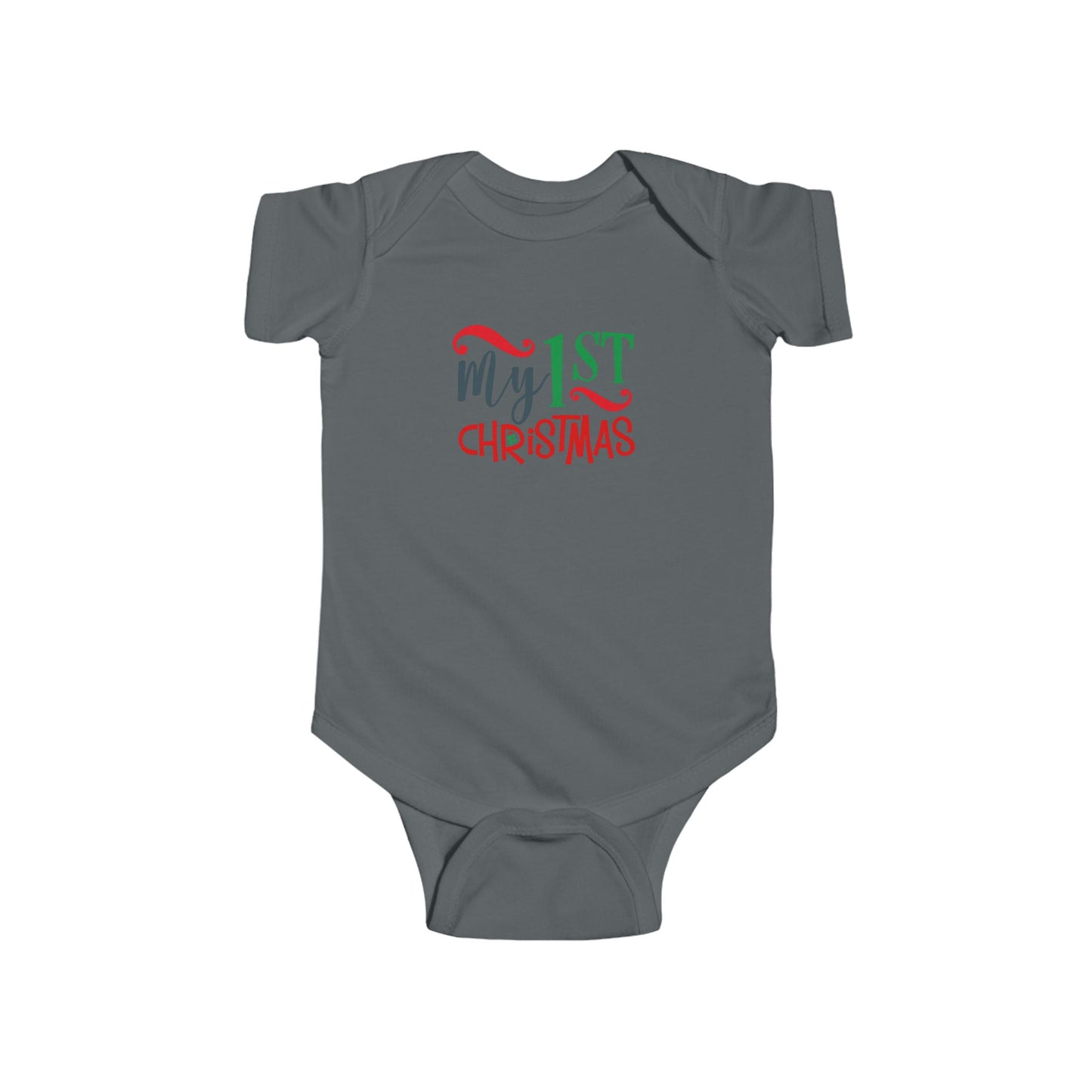 My 1st Christmas Infant Bodysuit - Baby First Christmas Onesie