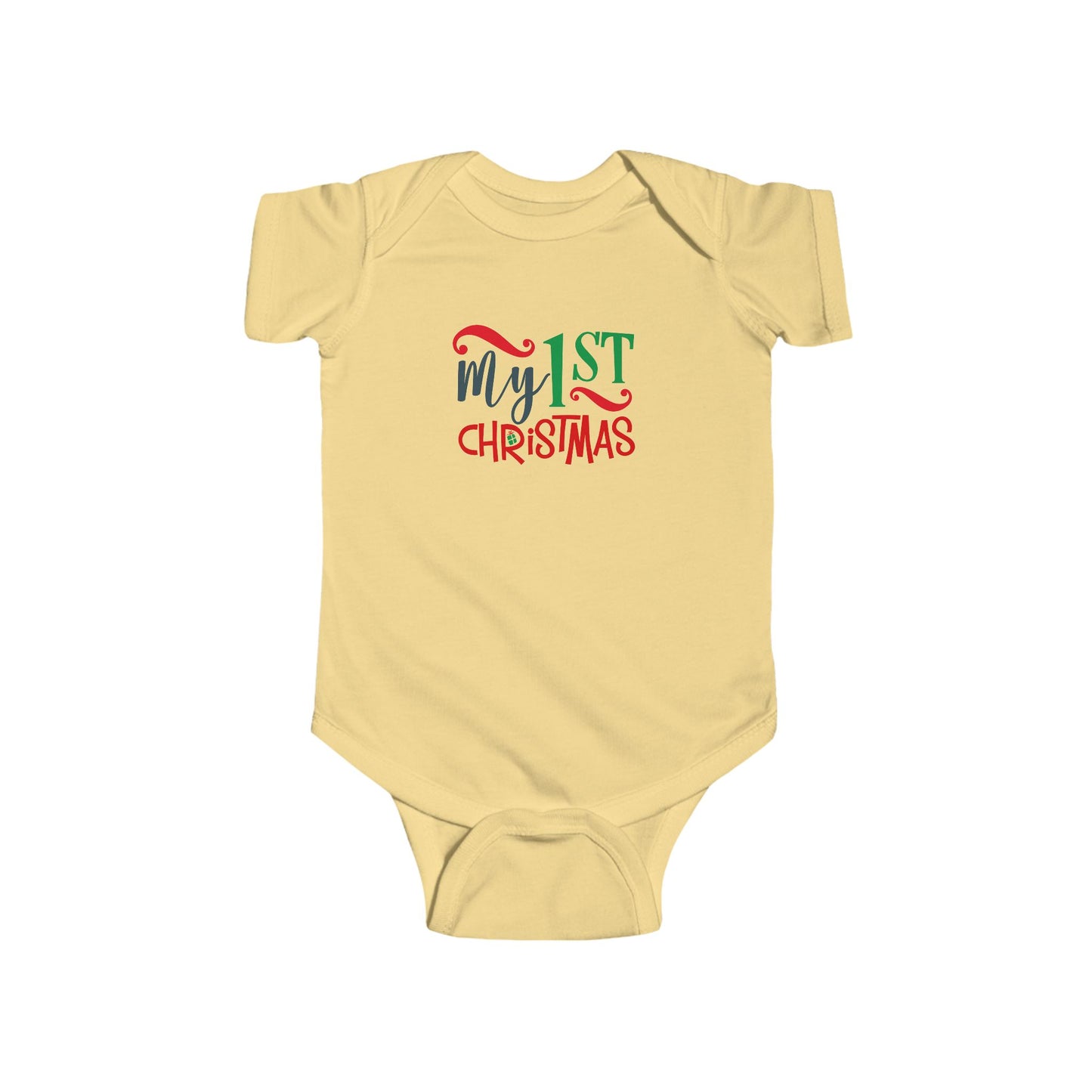 My 1st Christmas Infant Bodysuit - Baby First Christmas Onesie