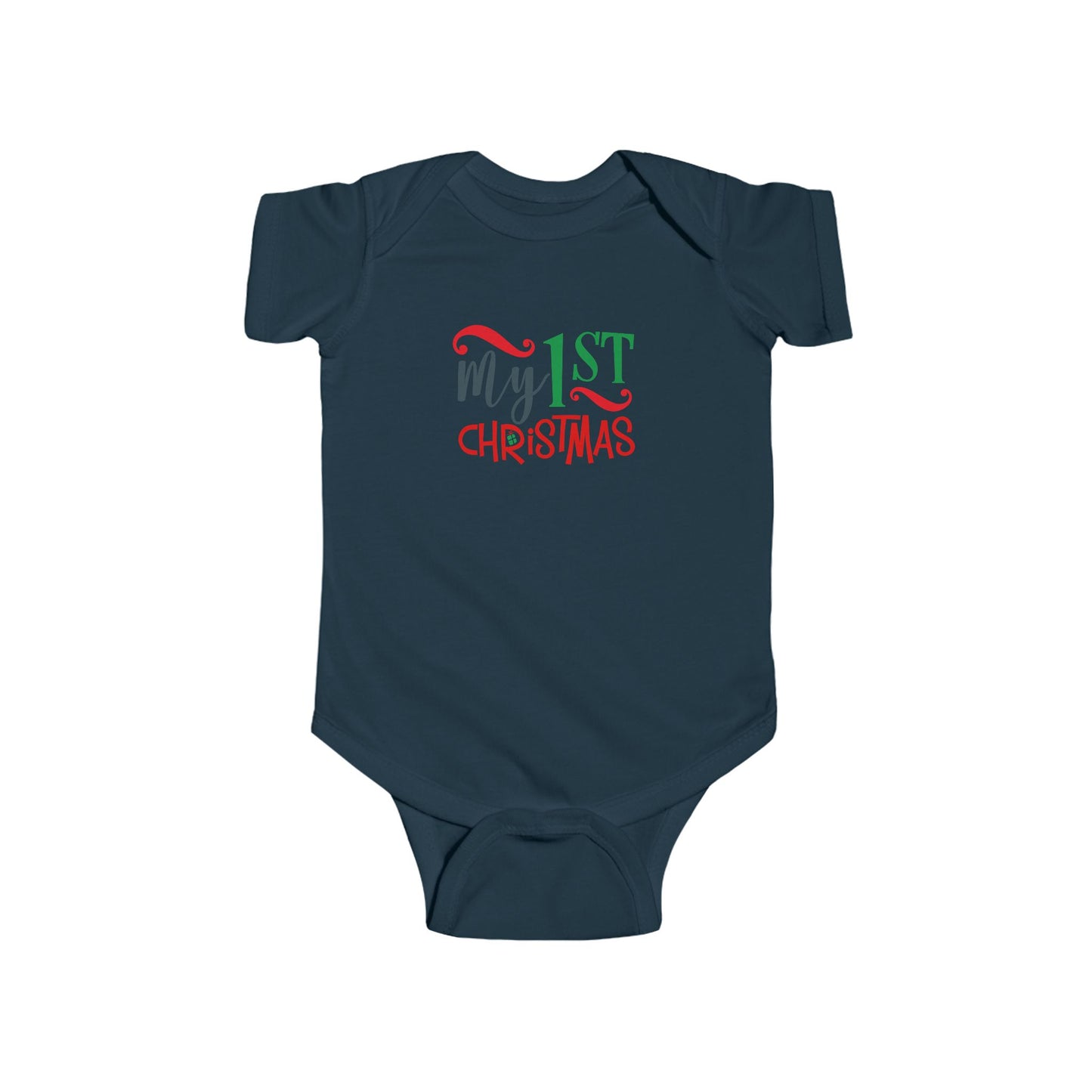 My 1st Christmas Infant Bodysuit - Baby First Christmas Onesie