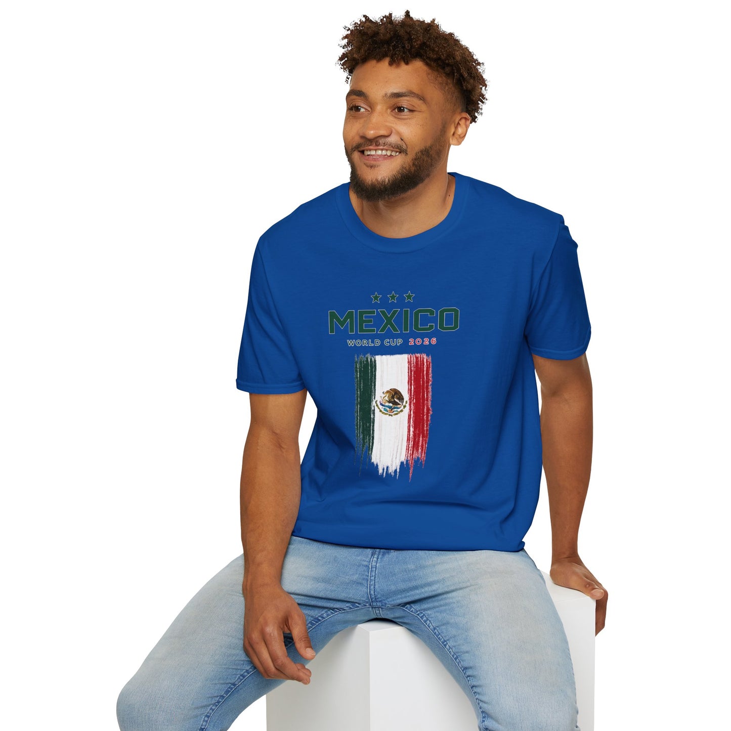 Mexico World Cup 2026 T-Shirt – Distressed Flag Soccer Tee