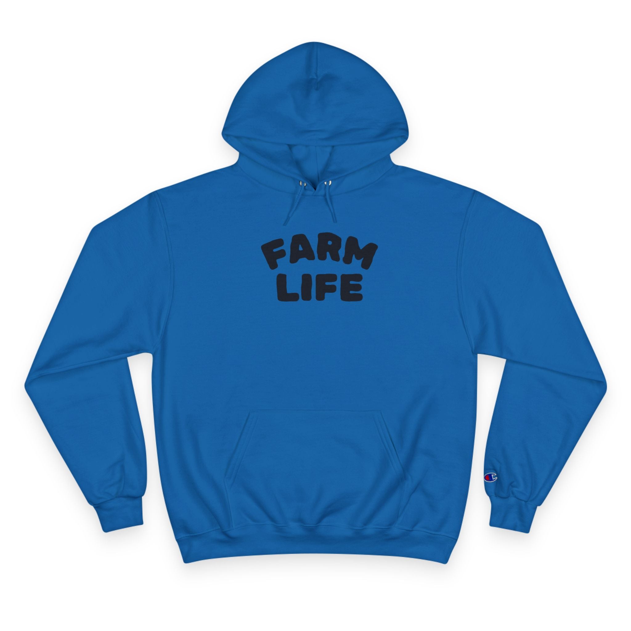 Farm Life Champion Hoodie Gould Creek Farm- Cozy Apparel for Agriculture Lovers