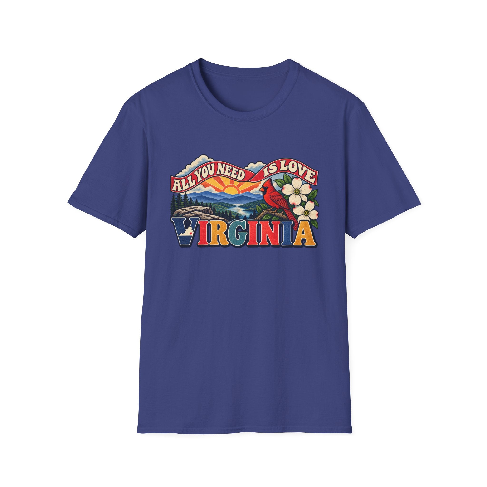 Virginia Retro 'All You Need Is Love' T-Shirt