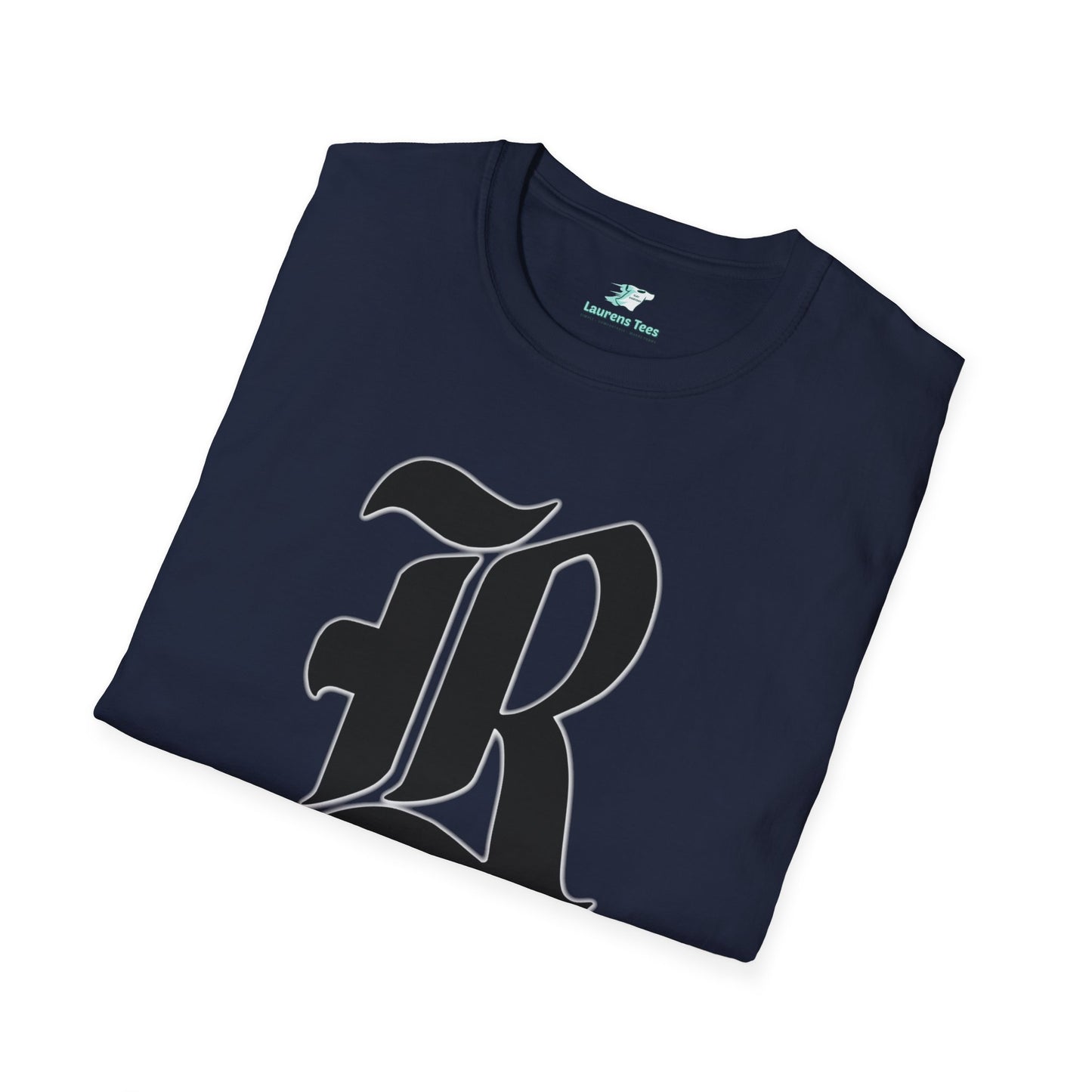 Custom one side Front or Back (RHS Baseball used as example) - Unisex Softstyle T-Shirt