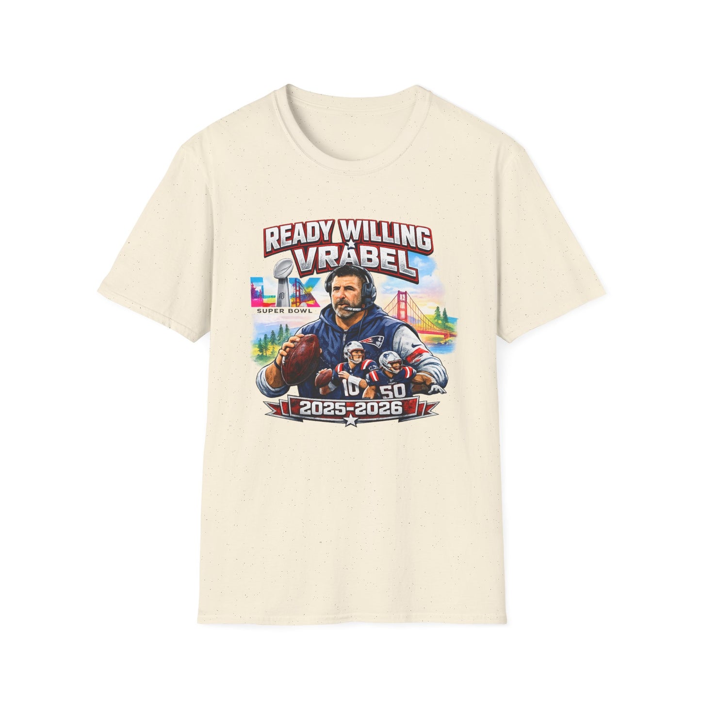 Ready Willing Vrabel 2025-2026 Football T-Shirt — Coach Tribute Tee